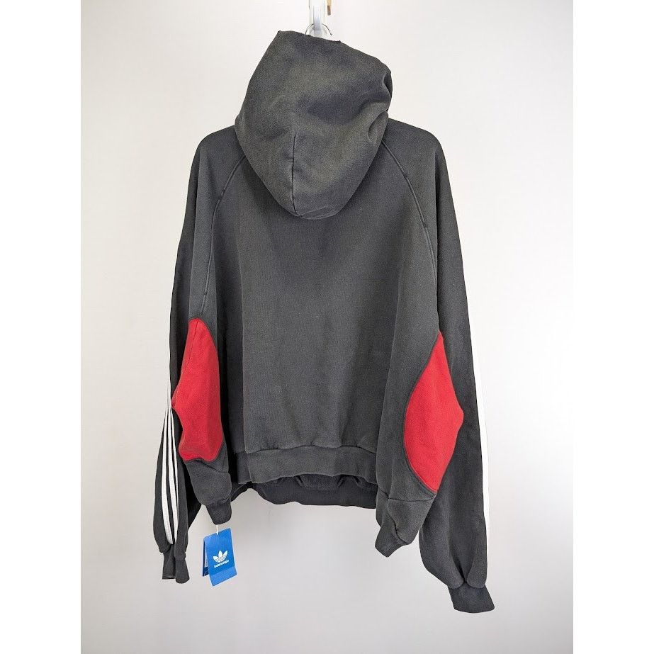 Balenciaga o1rshd1 Pullover Hoodie in Multicolor Size US M / EU 48-50 / 2 - 15 Thumbnail