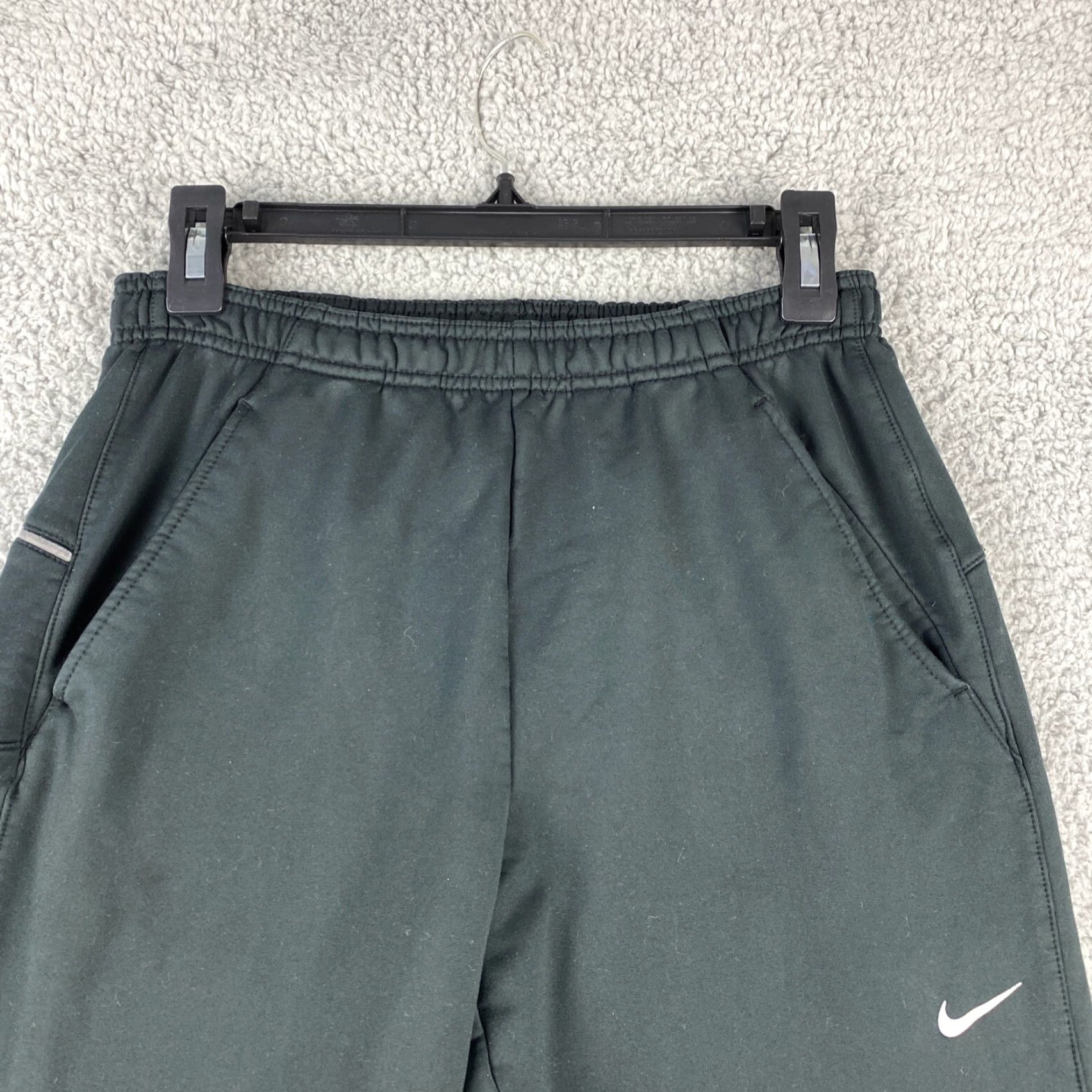 Nike Mens Nike Gym Athletic Club Jogger Fleece Pants Sweatpants S Black 38-44 Size US 29 - 3 Thumbnail