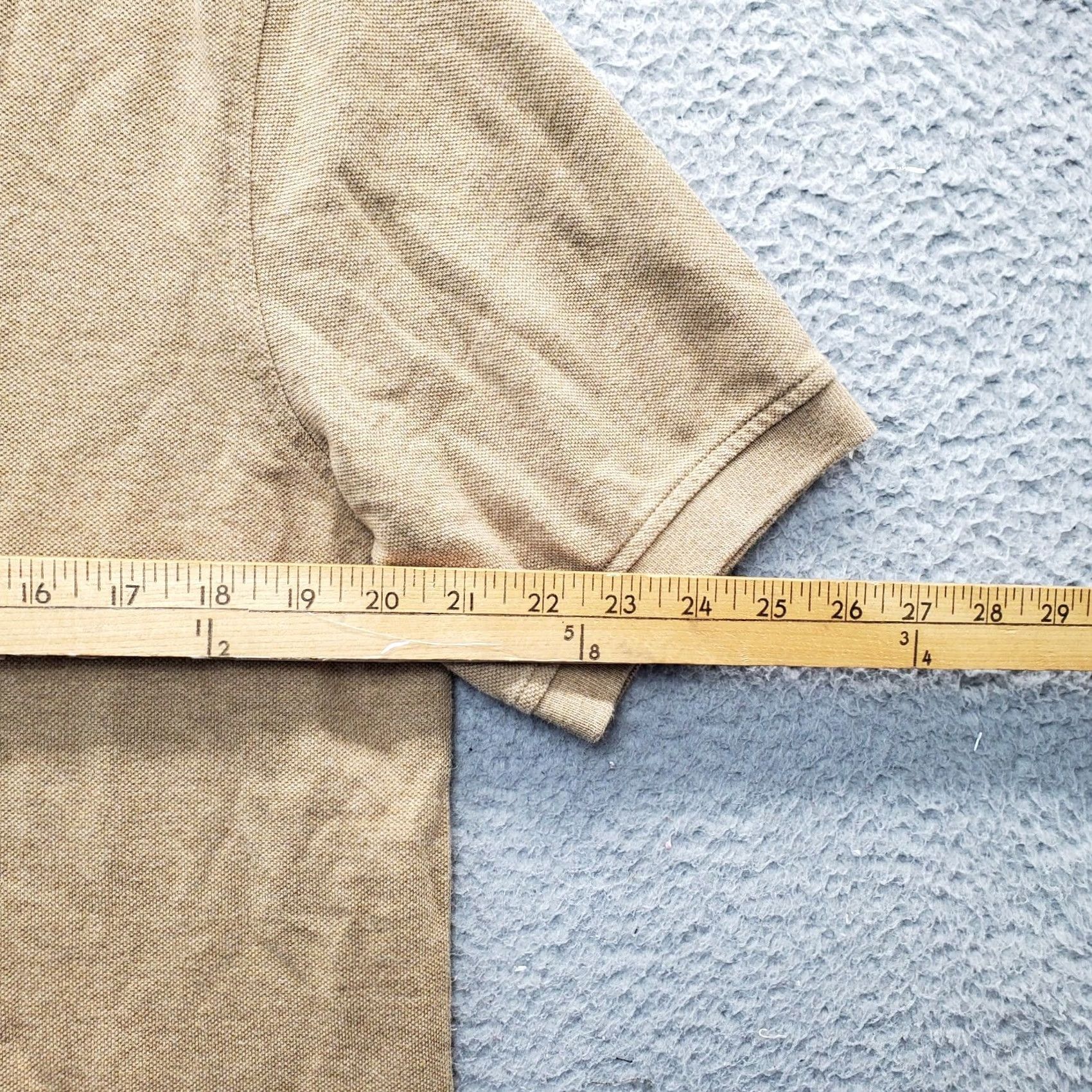 Lands' End Lands' End Polo Shirt Mens M Brown Traditional Fit Collared Short Sleeve Slit Golf Sports Shirt Size US M / EU 48-50 / 2 - 6 Thumbnail