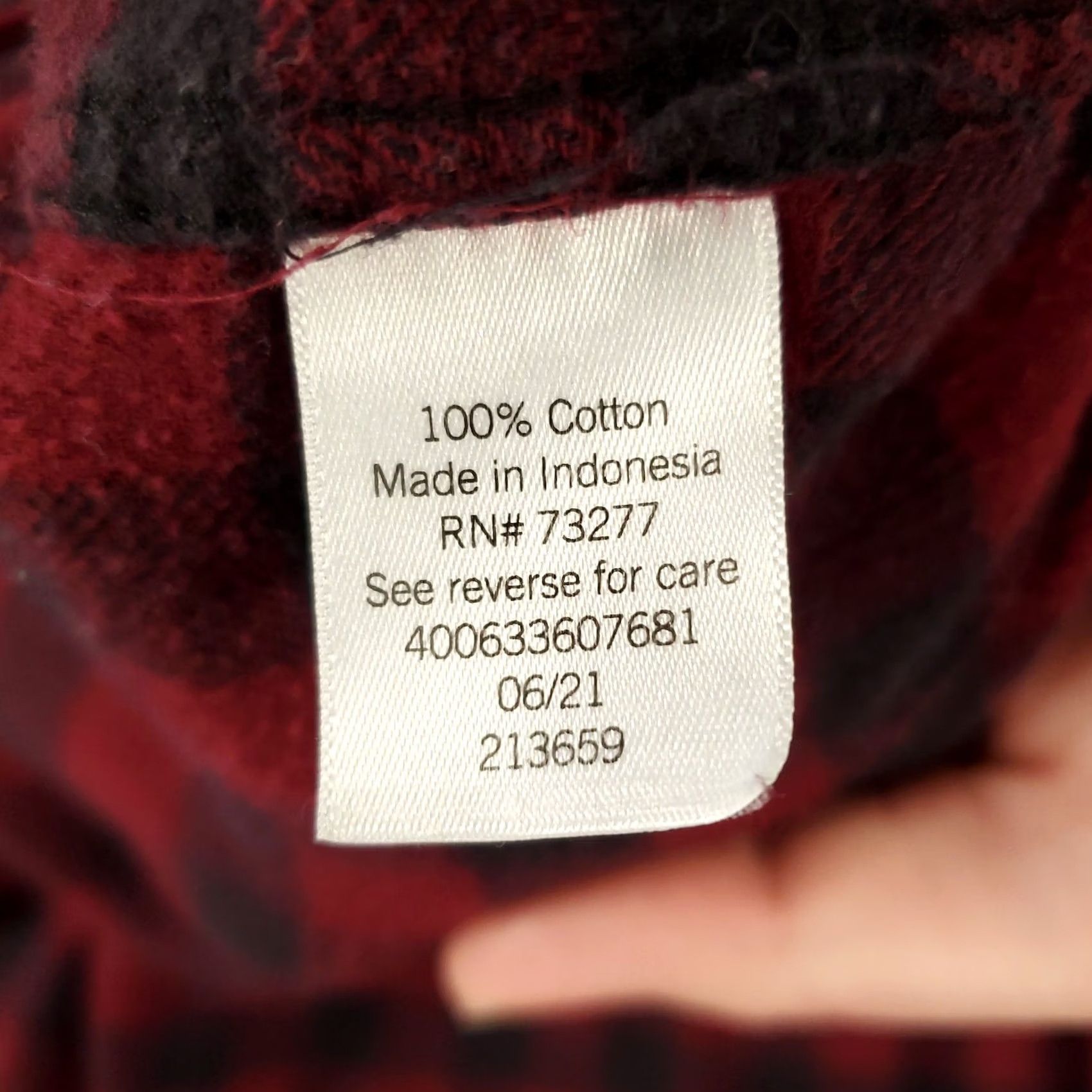 Croft & Barrow Croft & Barrow Button Up Womens 3XT Plaid Long Sleeve Red Black 3XL Tall Shirt Size XXL / US 16-18 / IT 52-54 - 6 Thumbnail