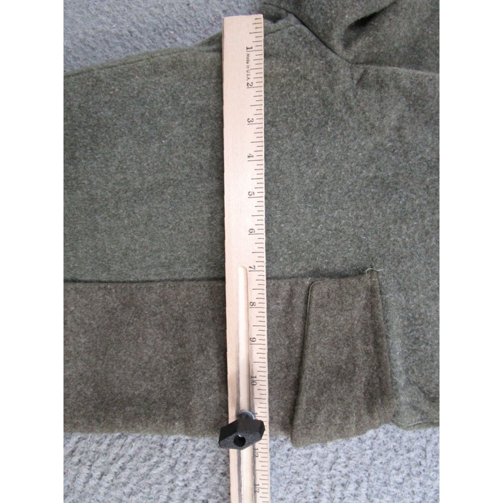 Vintage VINTAGE Military Wool Cargo Pants 1940 WW2 Men's Trousers Khaki Green 28x29 Casual Workwear Brown 28 Mens Wool Cargo Pants Green Army 1940s Size US 28 / EU 44 - 6 Thumbnail