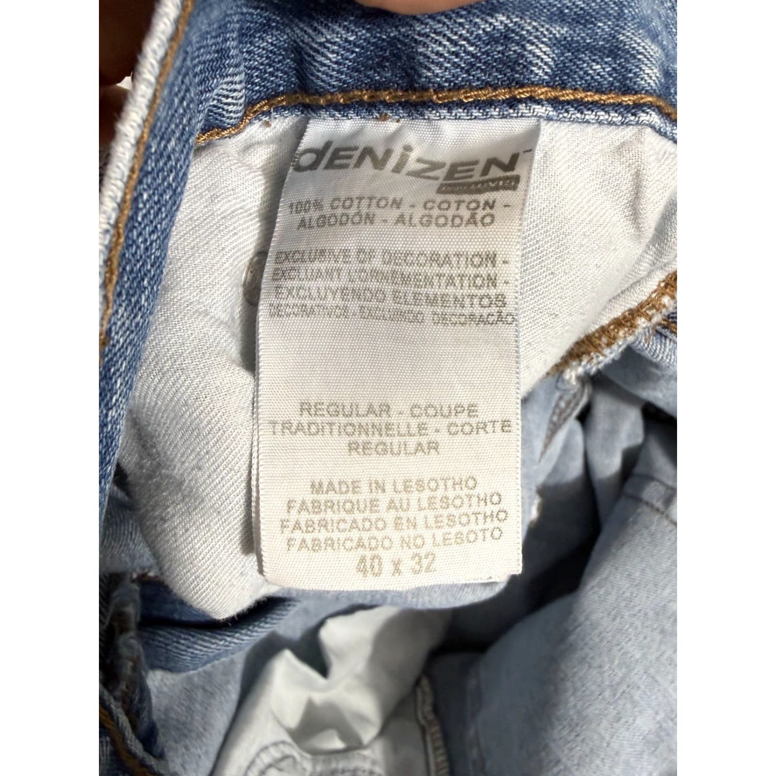 Levi's Levi's Jeans Mens 40x32 Blue Denim 236 Regular Fit Straight Leg 5-Pocket Design Pockets Size US 40 / EU 56 - 7 Thumbnail