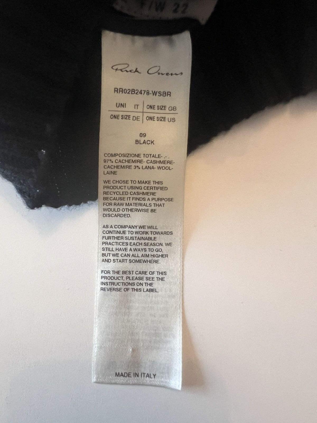 Rick Owens Rick owens strobe Maske Size ONE SIZE - 4 Thumbnail