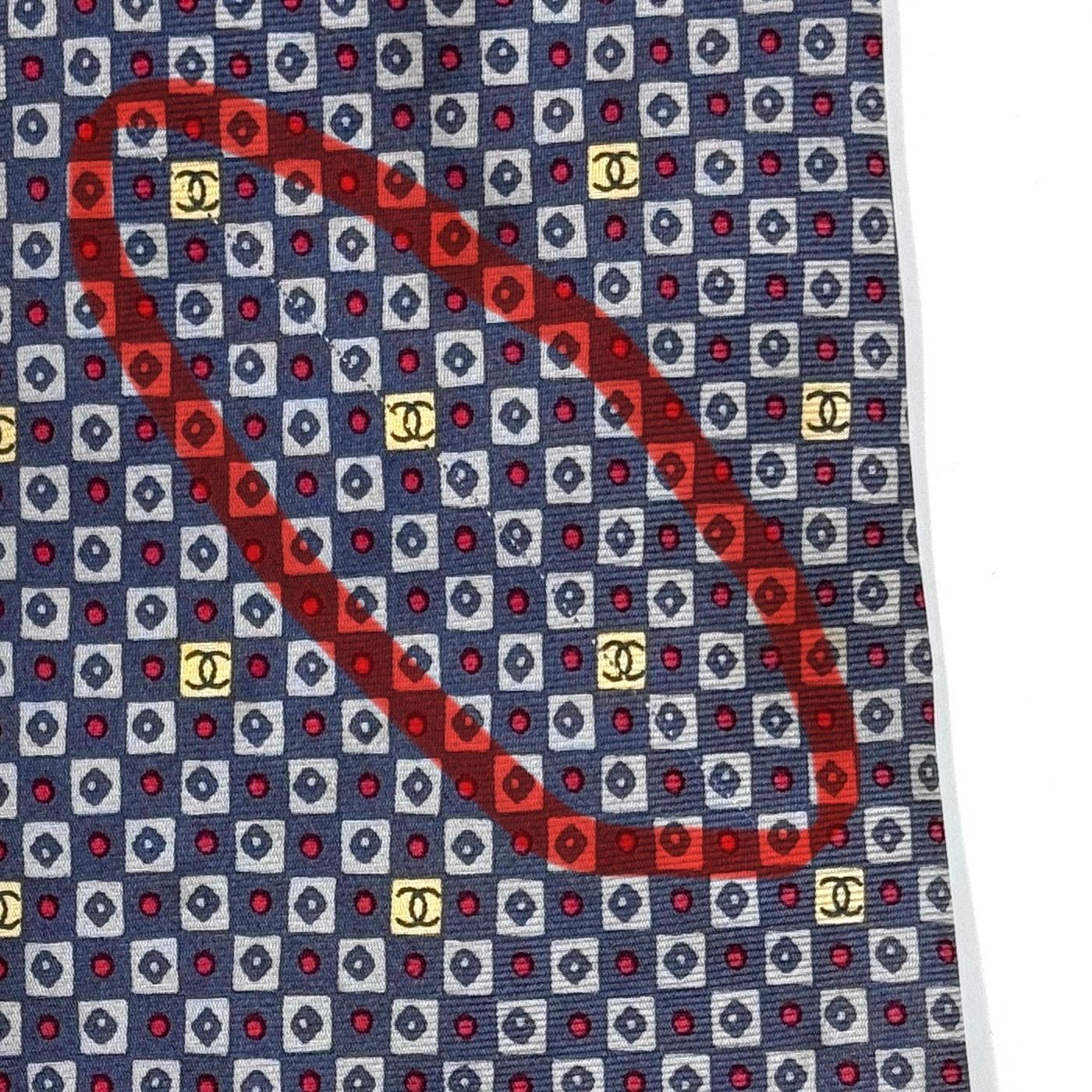 Chanel Chanel ‘CC’ Pattern Tie Size ONE SIZE - 9 Thumbnail