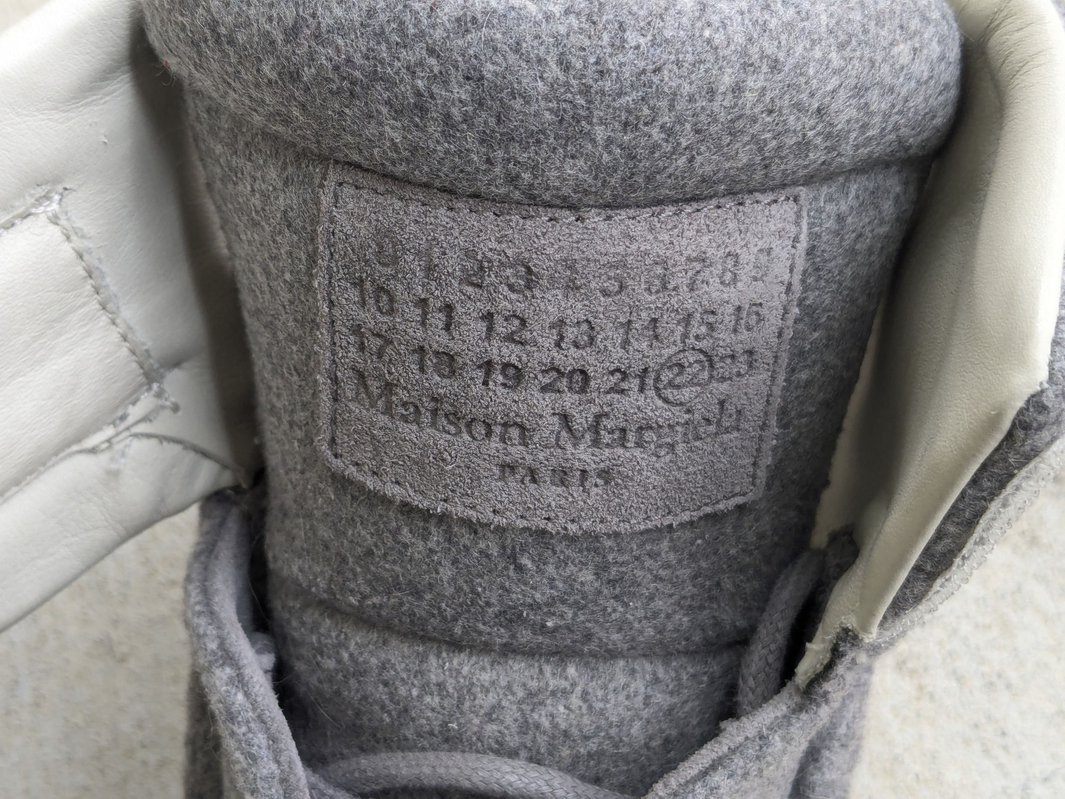 Maison Margiela Maison Margiela Future Gray 8 41 High Tops Wool Size US 8 / EU 41 - 8 Thumbnail