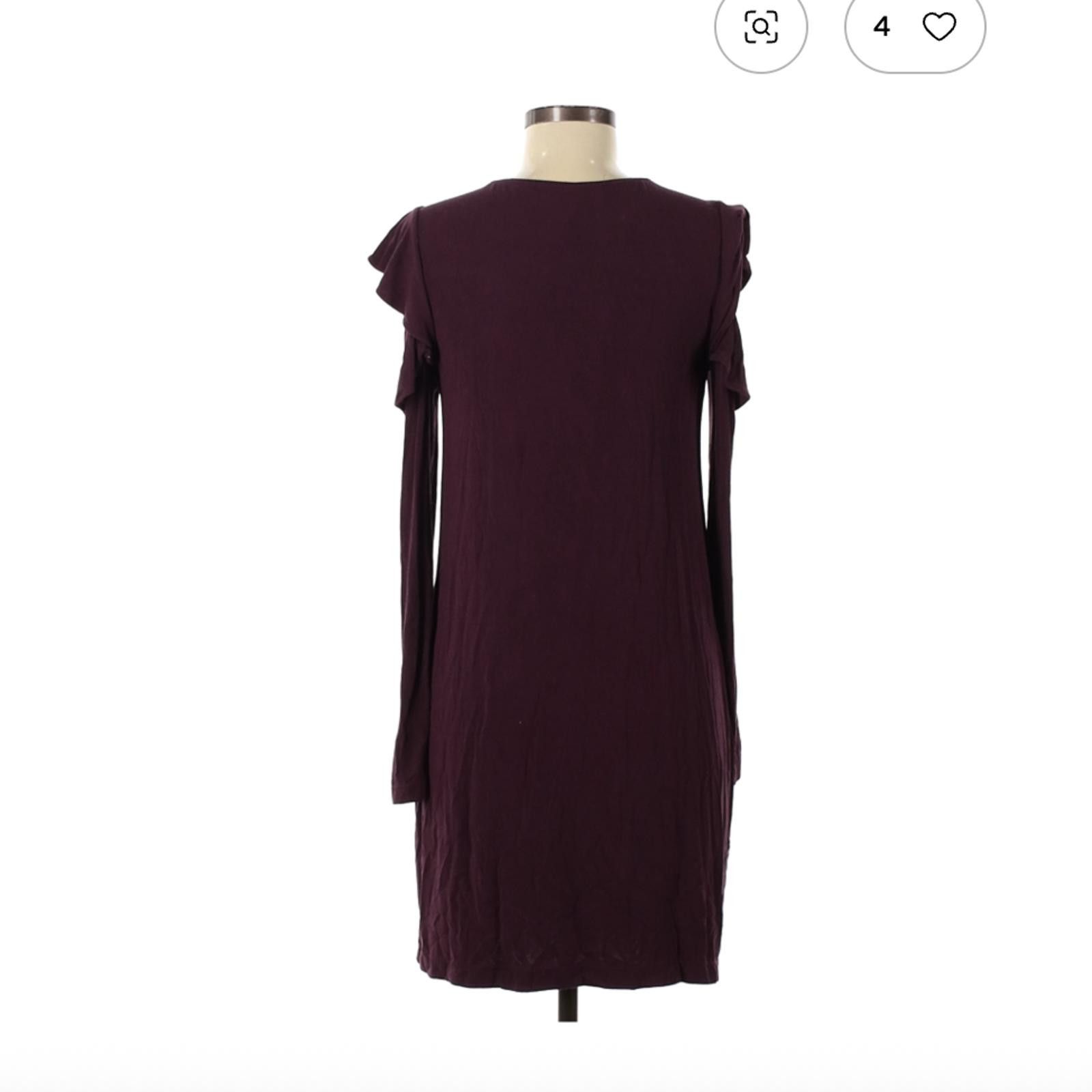 Other White House Black Market Burgundy Casual Dress Size M Size M / US 6-8 / IT 42-44 - 2 Thumbnail
