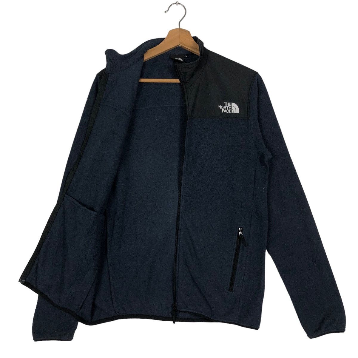Japanese Brand 🔥Vintage The North Face Fleece Jacket Zipper Big Logo Size US M / EU 48-50 / 2 - 9 Thumbnail