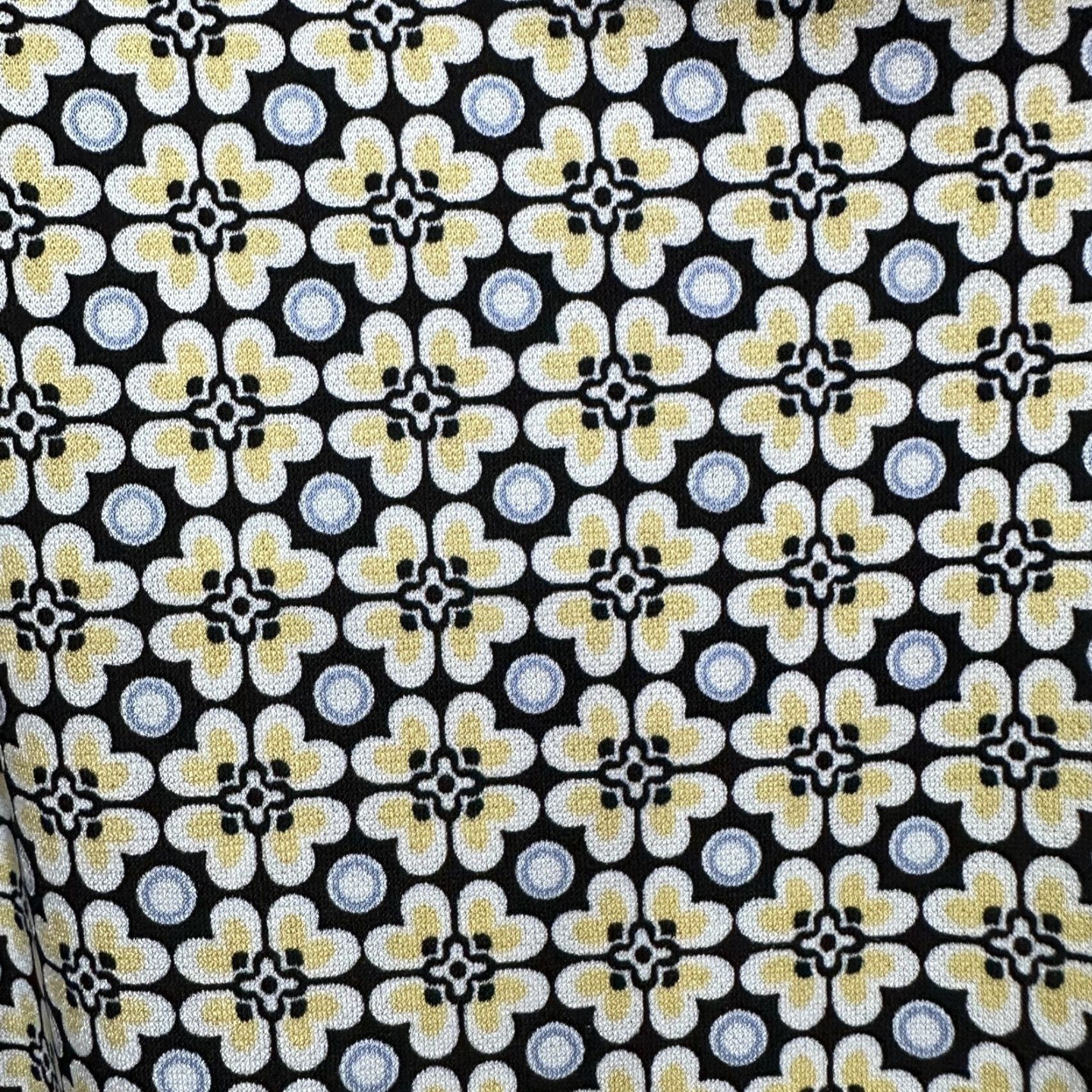 Vintage Max Studio Blouse Womens L Blue Yellow Sleeveless Cowl Neck Bohemian Geometric Stripe Pattern Regular Womens Size L / US 10 / IT 46 - 5 Thumbnail