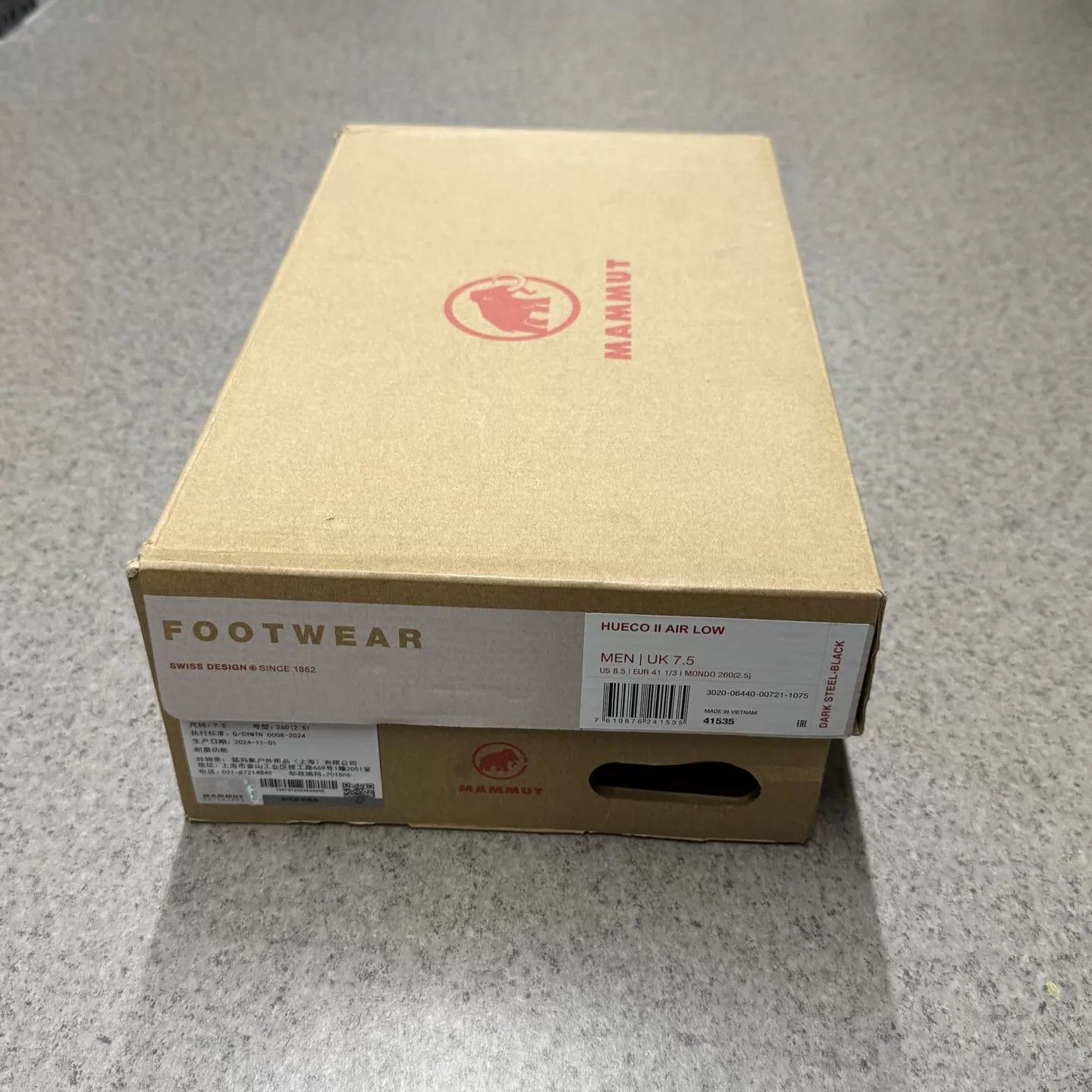 Mammut MAMMUT Hueco 2 Black Hiking Shoes New W/Box Tried Size US 8 / EU 41 - 9 Thumbnail
