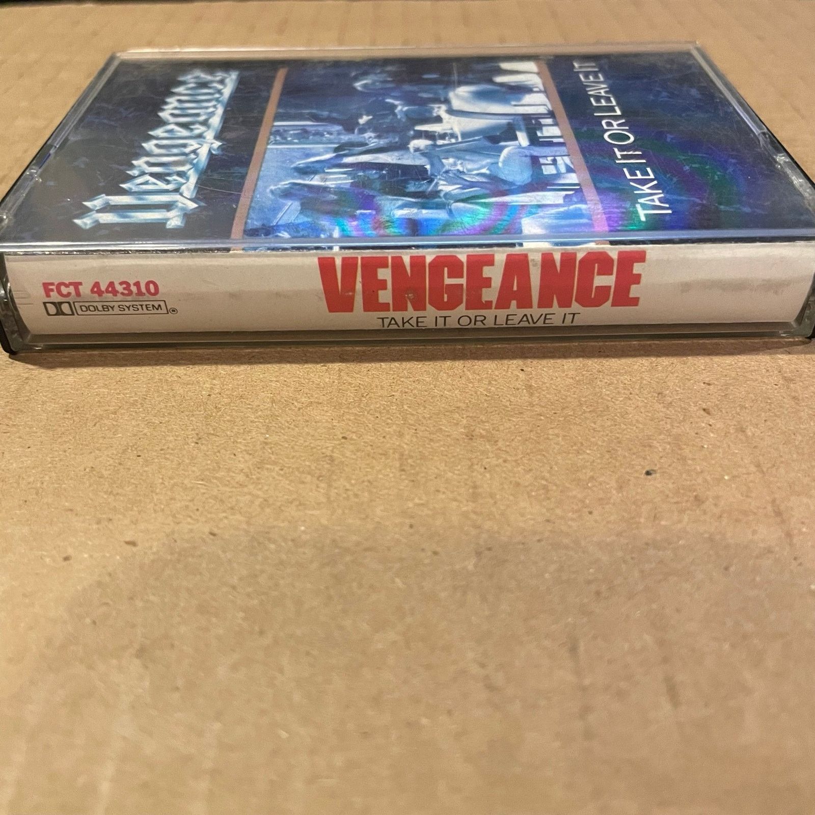 Columbia Vengeance - Take It Or Leave It Cassette Tape album metal Size ONE SIZE - 2 Thumbnail