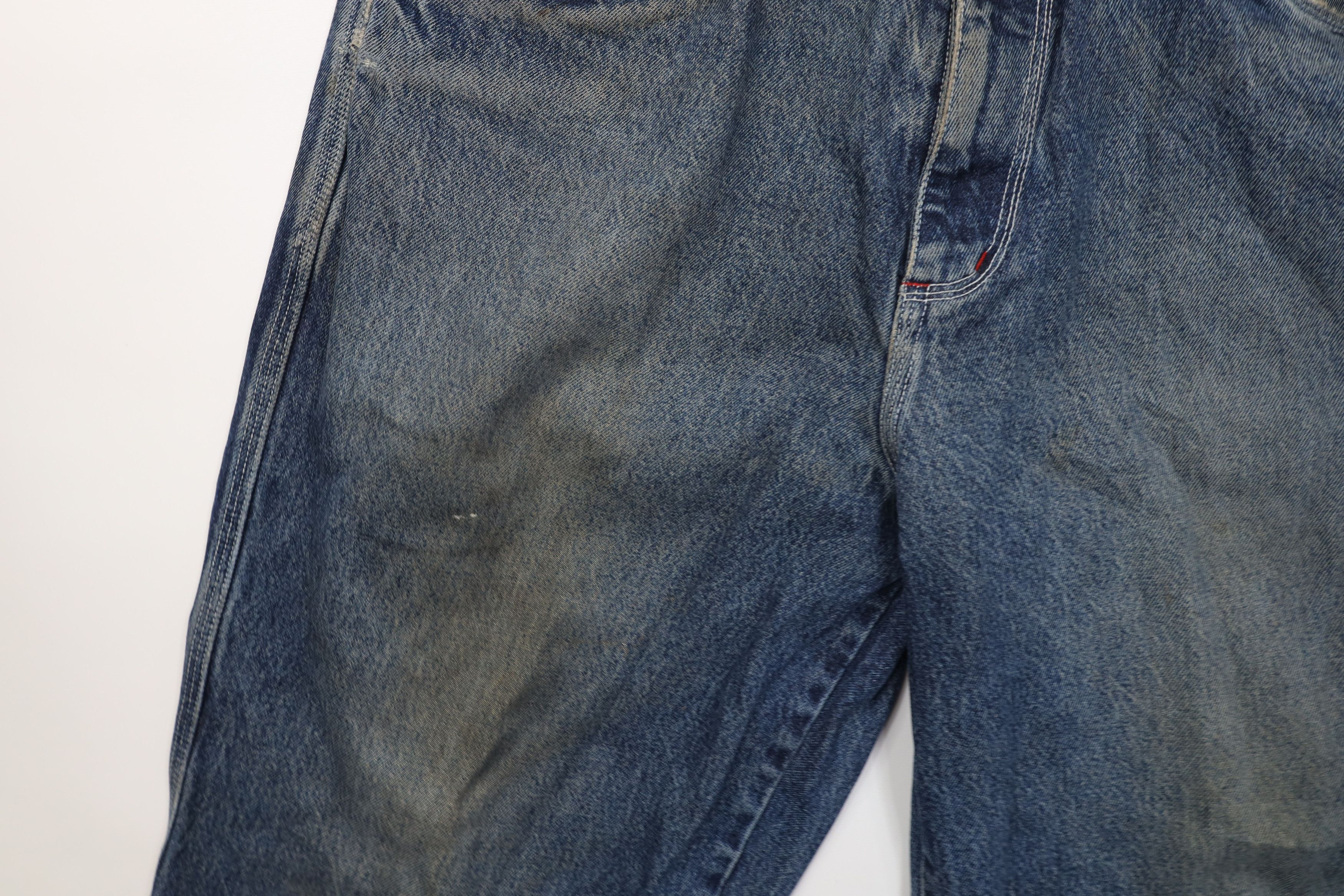 Fubu Vintage 90s FUBU Spell Out Baggy Wide Leg Denim Jeans Blue Size US 38 / EU 54 - 7 Thumbnail
