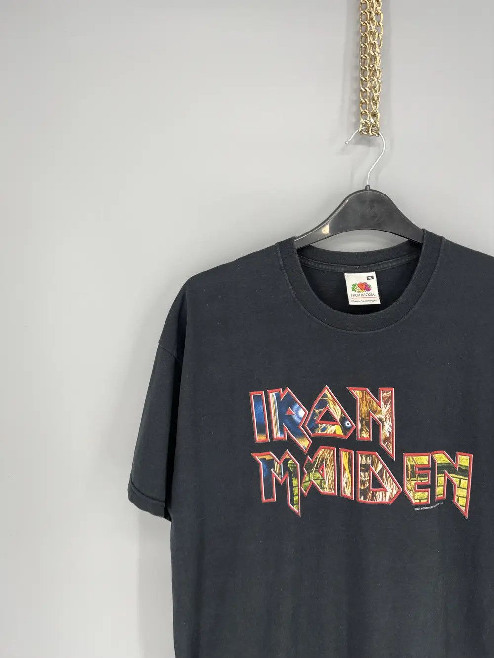 Band Tees Vintage 2004 Iron Maiden t shirt black big logo y2k Size US XL / EU 56 / 4 - 4 Thumbnail