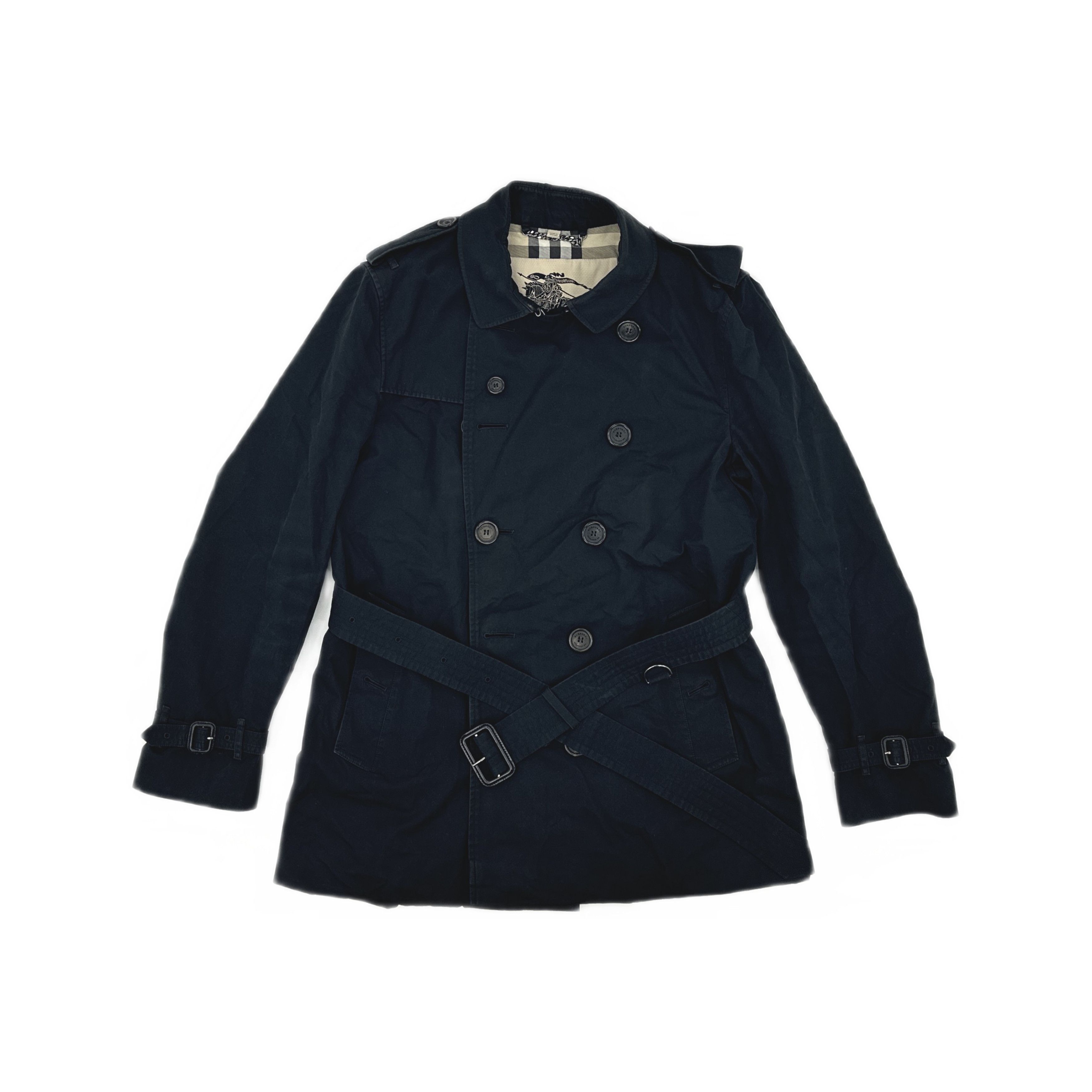 Burberry Burberry The Kensington Short Trench Coat Black Size 52 Size US L / EU 52-54 / 3 - 1 Thumbnail