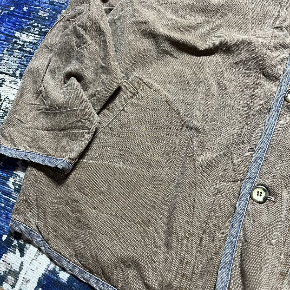 Japanese Brand × Vintage 🔥Vintage Blue De Chine Putit Workwear Button Jacket Size US M / EU 48-50 / 2 - 4 Thumbnail