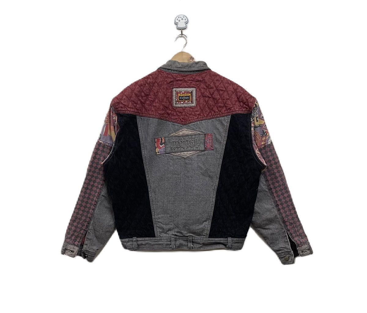 Vintage Vintage Major Damage Denim Jacket Patchwork Size US XL / EU 56 / 4 - 2 Thumbnail