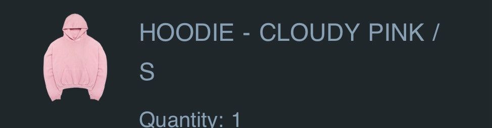 skylrk HOODIE CLOUDY PINK フーディーXXL
