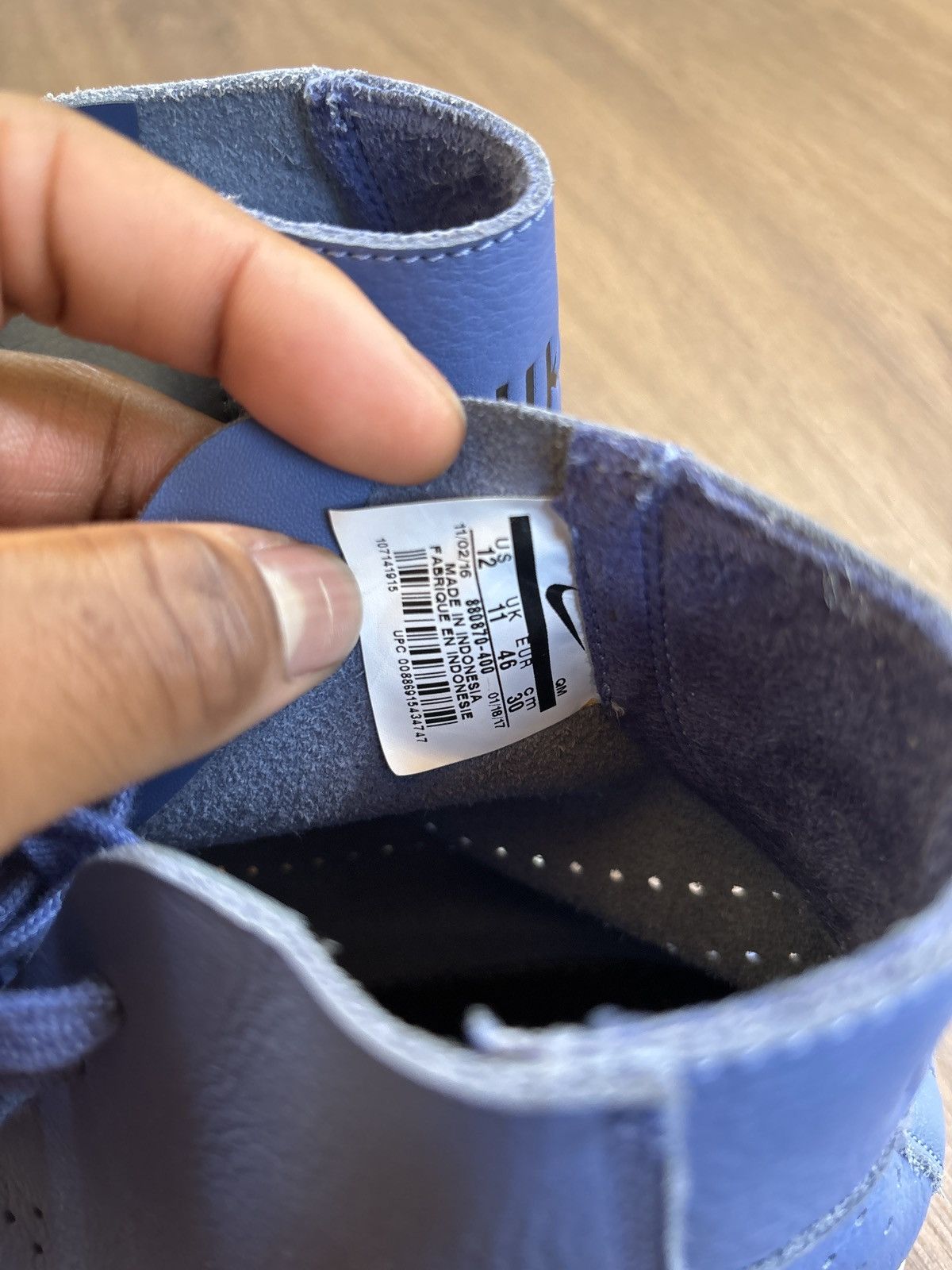 Nike Nike Blazer Premium Indigo Size US 12 / EU 45 - 8 Thumbnail