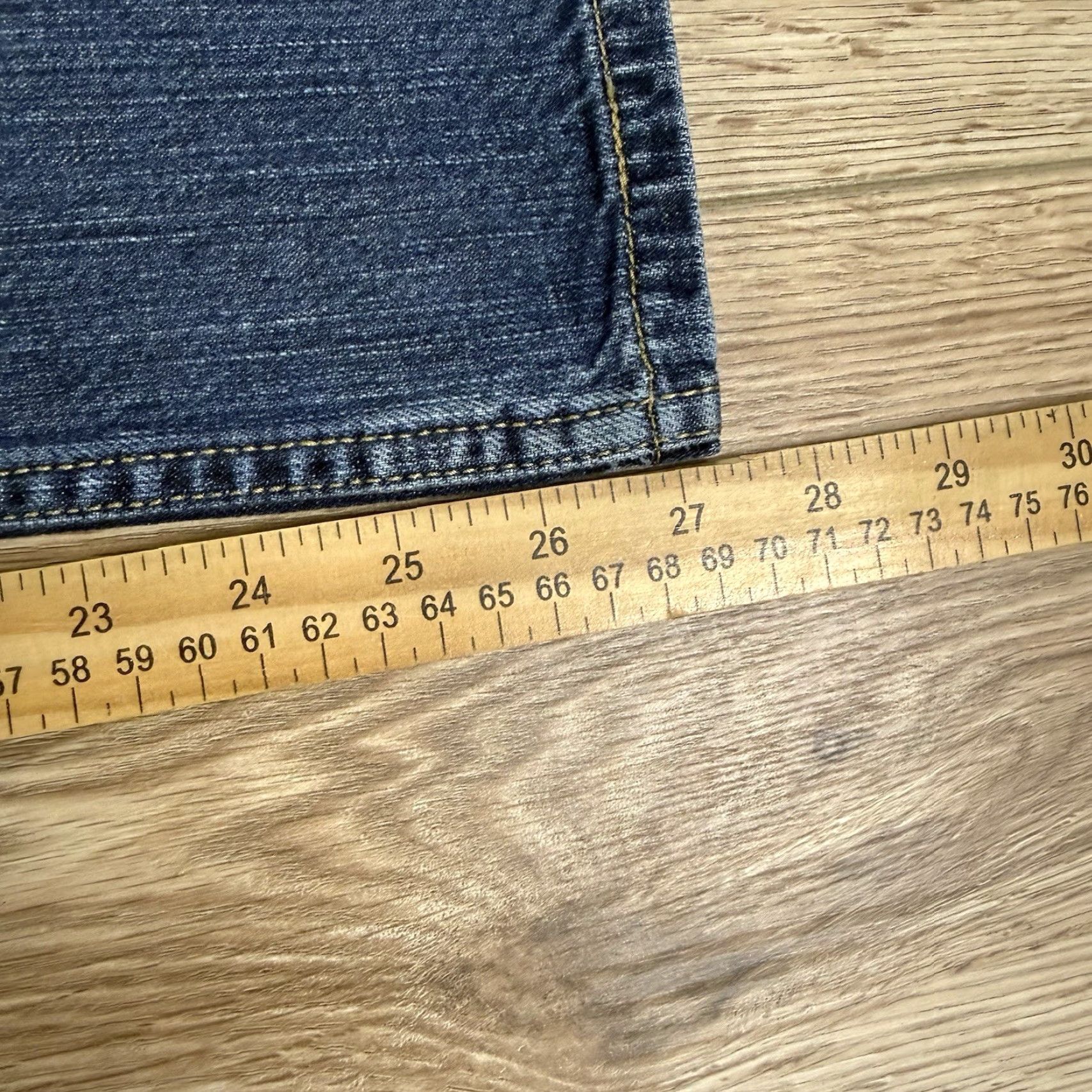 Levi's Levi's 514 Jeans Slim Straight Denim Blue 28x28 Men Size 28 Regular Reg 10-12 Rise Inseam 28 Cotton Fabric Size US 28 / EU 44 - 7 Thumbnail