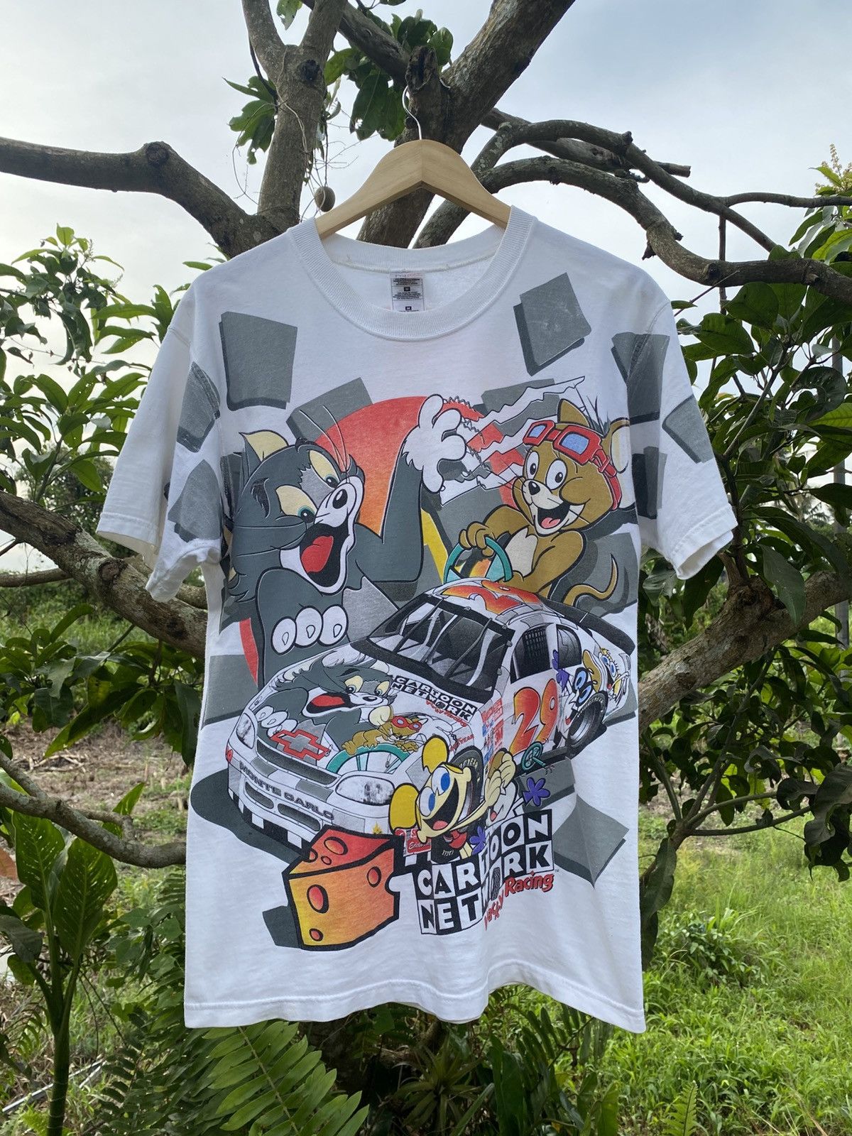 NASCAR Vintage Ovp Nascar Tom And Jerry Size US M / EU 48-50 / 2 - 1 Thumbnail