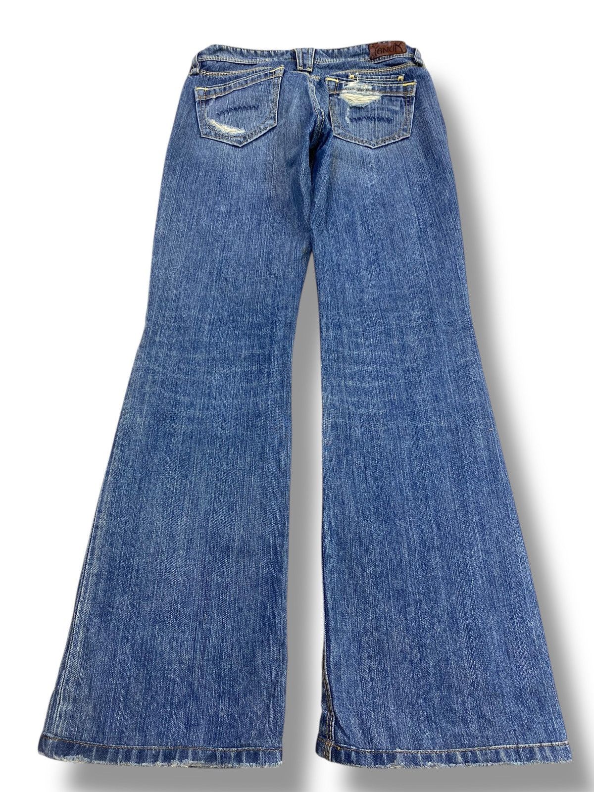 Japanese Brand Japanese Brand Whiskers Faded Wash Style Ripped Jeans Size US 28 / EU 44 - 3 Thumbnail