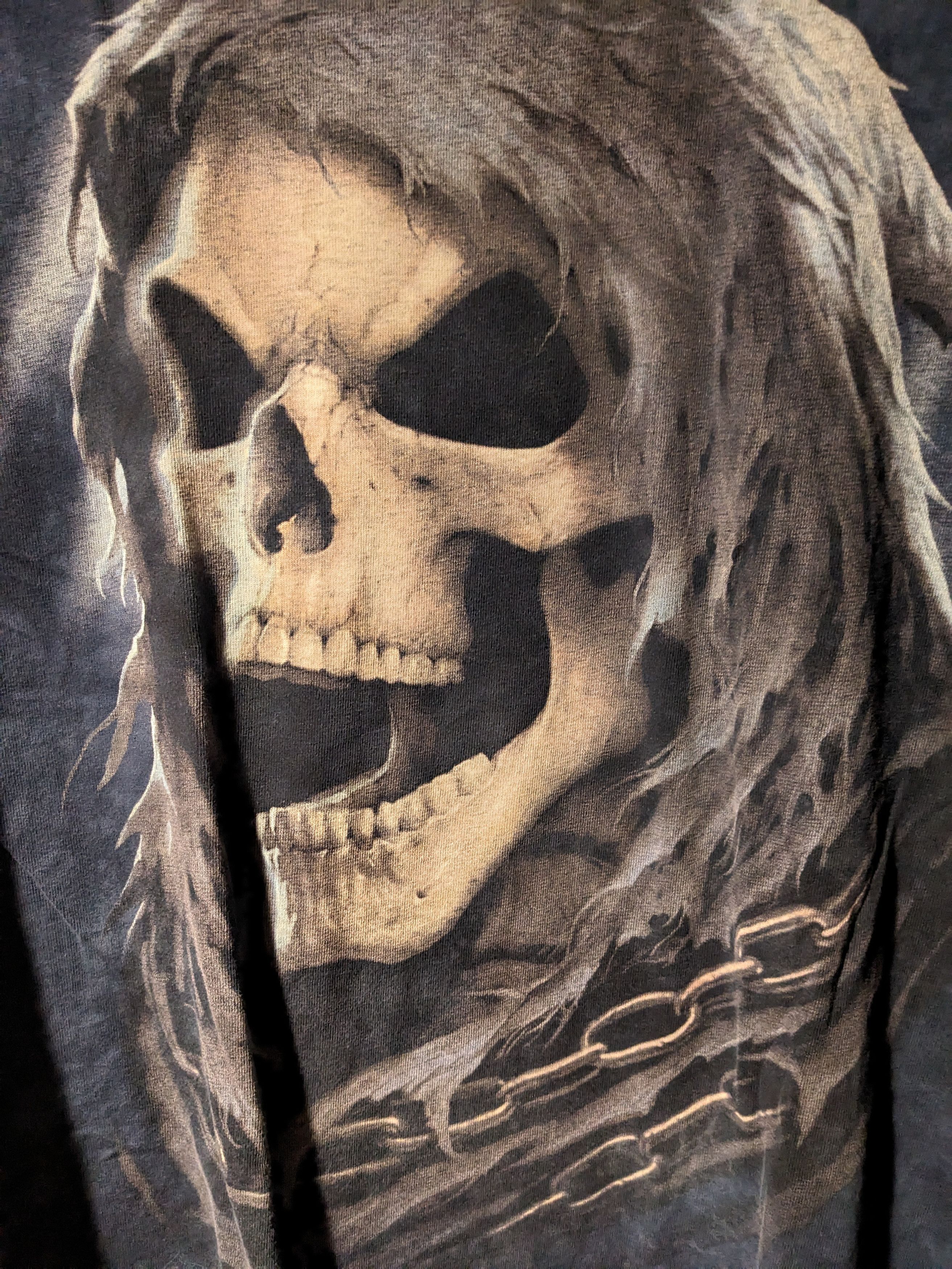 The Mountain × Vintage Vintage 2014 The Mountain Grim Reaper Skull X-Large T-Shirt Size US XL / EU 56 / 4 - 2 Thumbnail