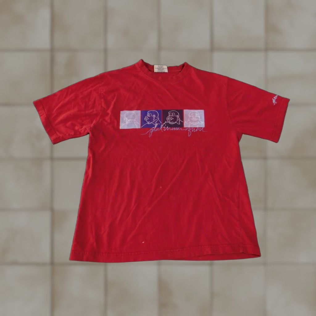 Fubu VINTAGE FUBU Shirt Mens Large Red Graphic Hip Hop Streetwear 2000s Tee Size US L / EU 52-54 / 3 - 1 Thumbnail