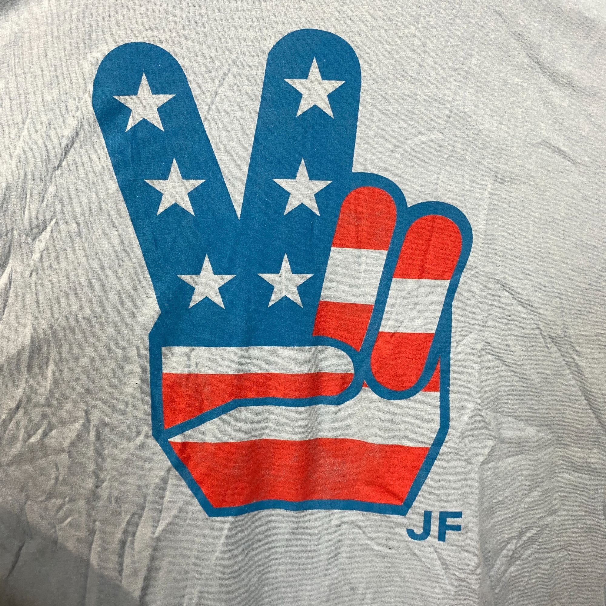 Other American Flag Peace Hands JF T-Shirt 3XL Size US XXL / EU 58 / 5 - 2 Thumbnail