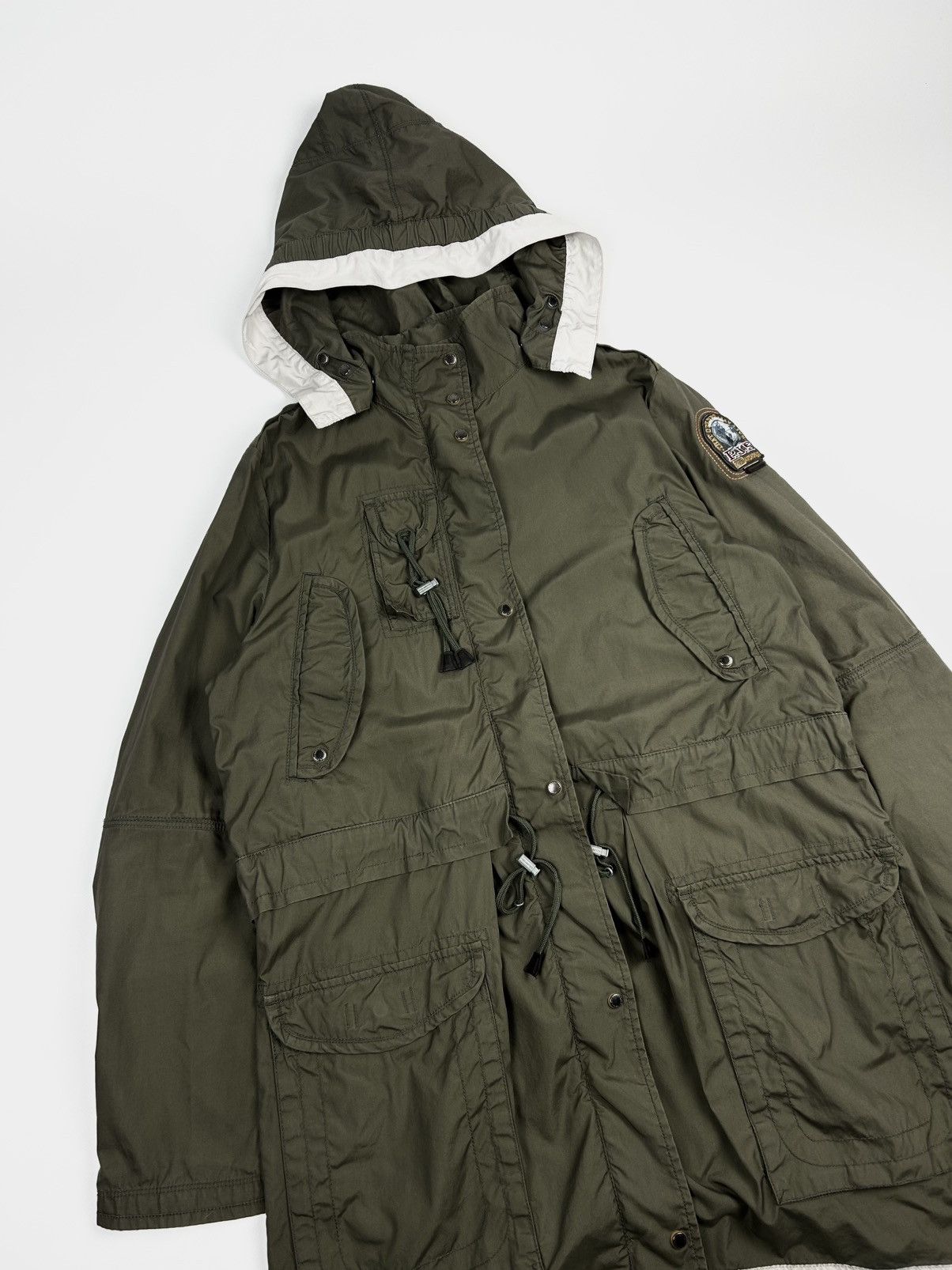 Parajumpers Parajumpers Long Parka Multipocket Windbreaker Jacket Size L / US 10 / IT 46 - 2 Thumbnail
