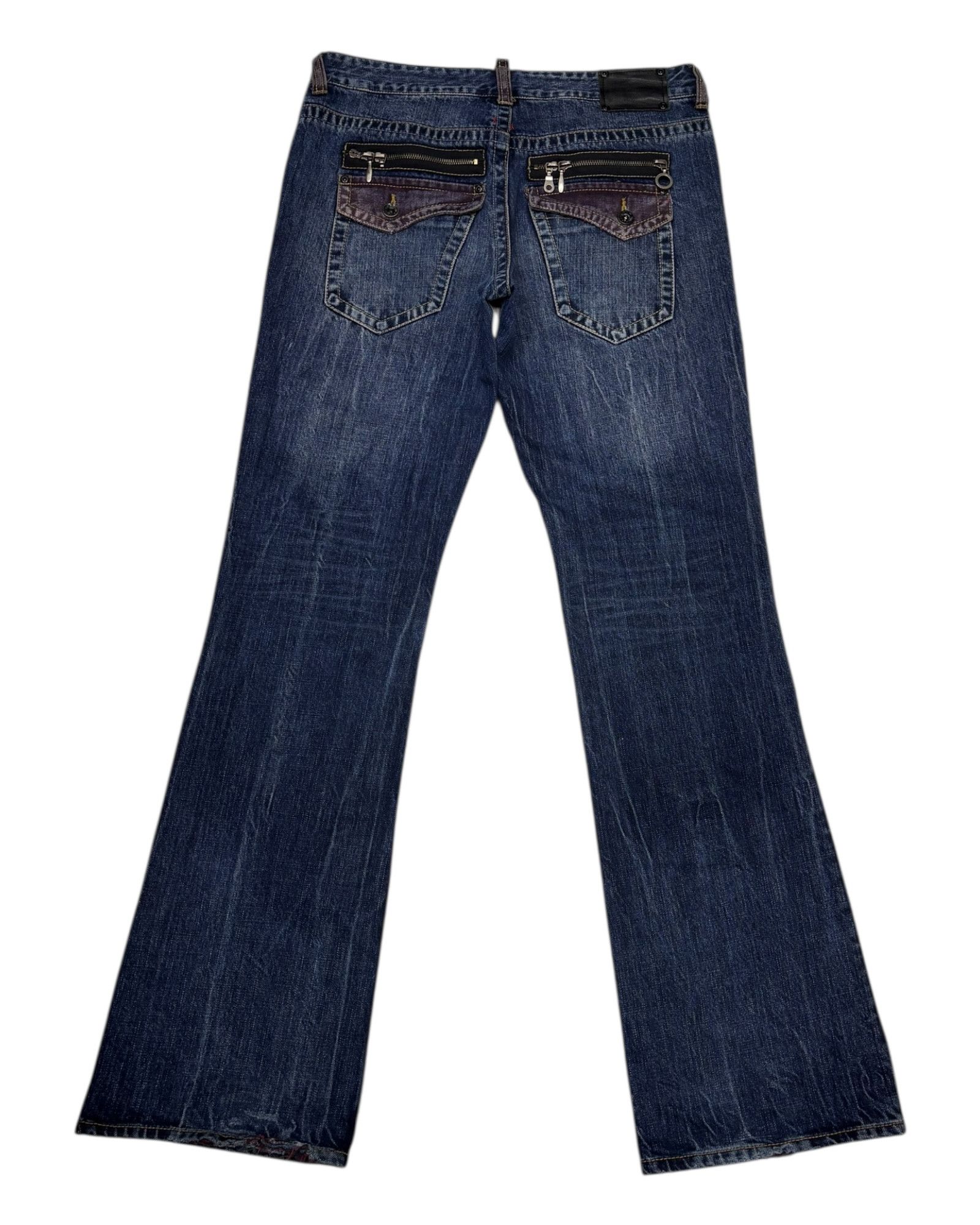 semanticdesign PREMIUM VINTAGE by SEMANTIC DESIGN FLARE JEANS BOOTCUT DENIM Size US 33 - 2 Thumbnail