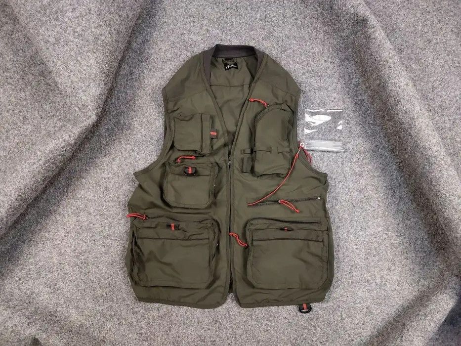 Japanese Brand Vintage 90's Military Japan Multi Pocket Zip Light Vest Size US S / EU 44-46 / 1 - 1 Thumbnail