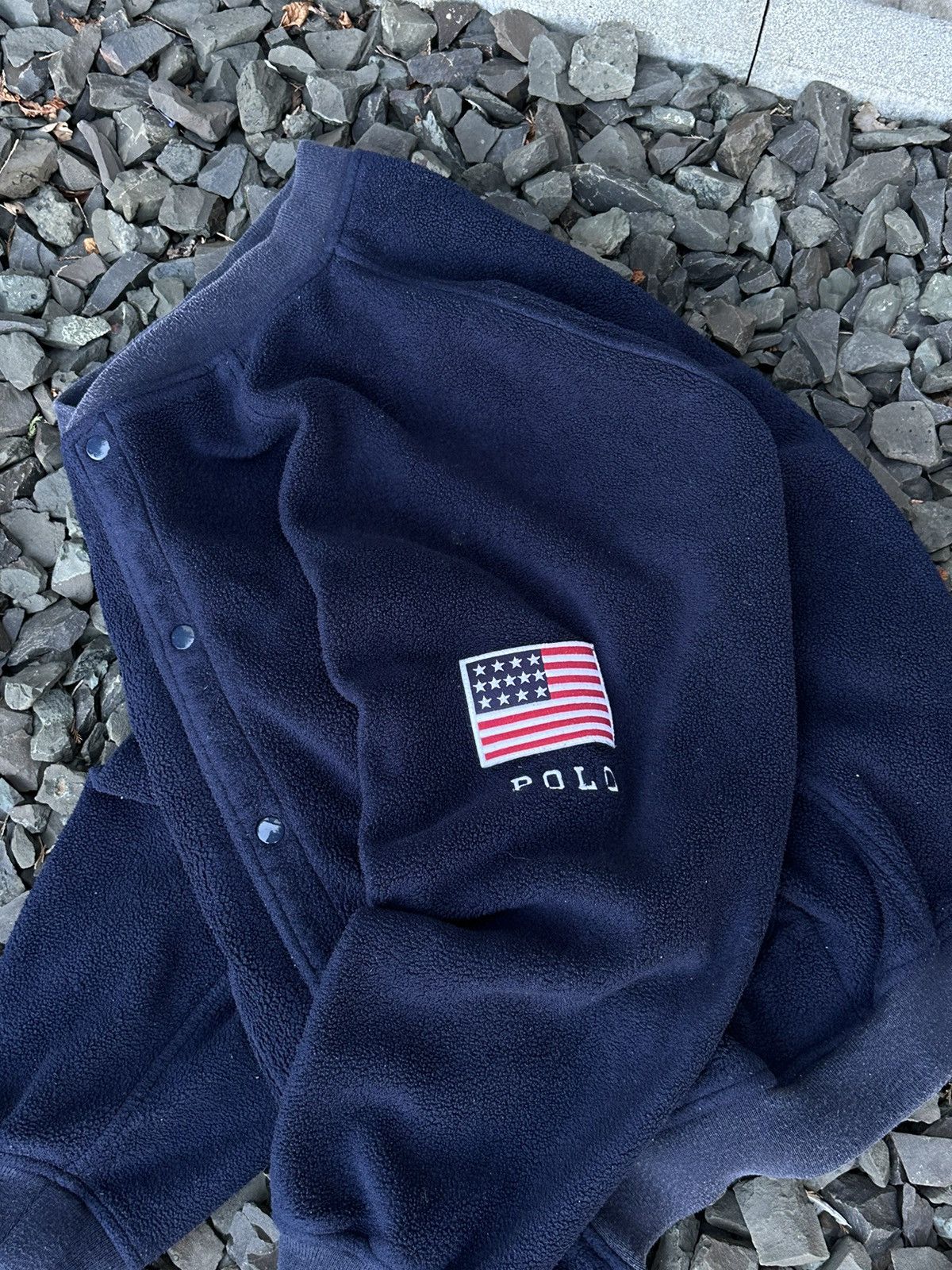 Polo Ralph Lauren × Vintage Vintage jacket polo Ralph Lauren Fleece bomber Size US XXL / EU 58 / 5 - 3 Thumbnail