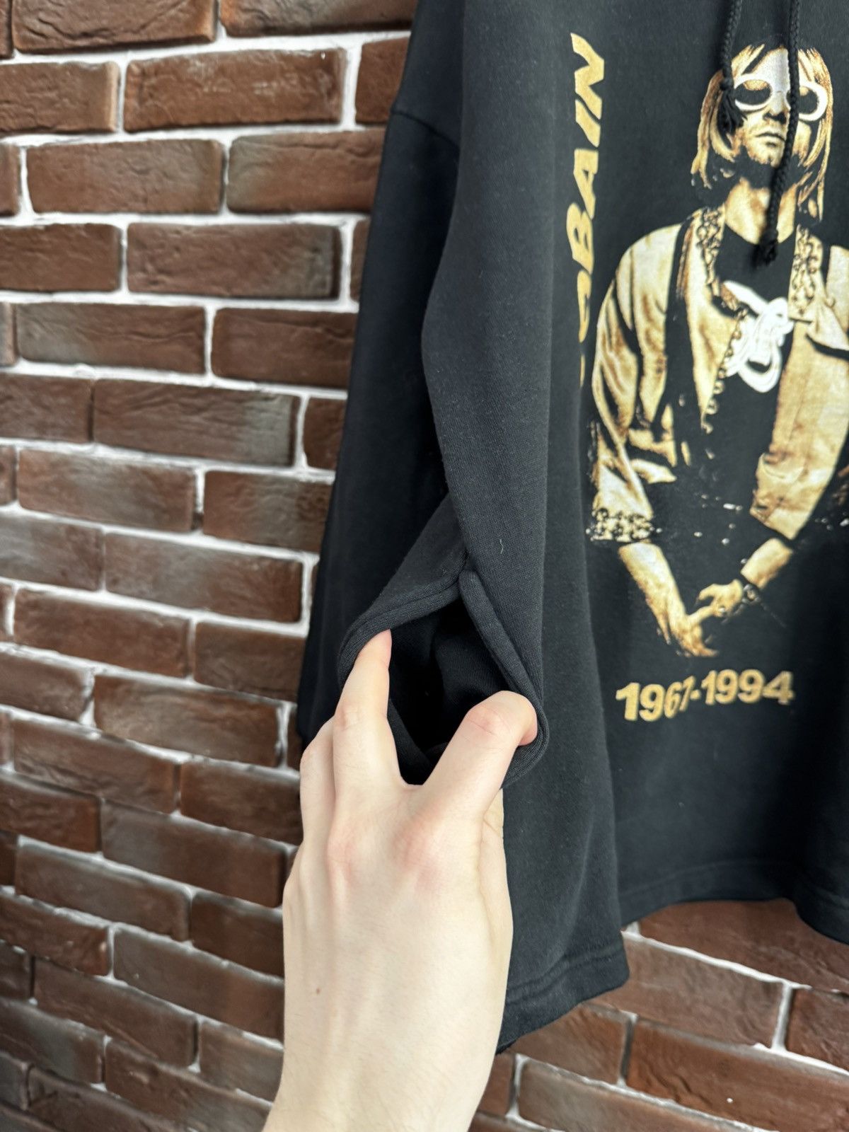 Band Tees Rare Vintage Kurt Cobain Nirvana Hoodie Grunge Band Hype 90s Size US M / EU 48-50 / 2 - 5 Thumbnail