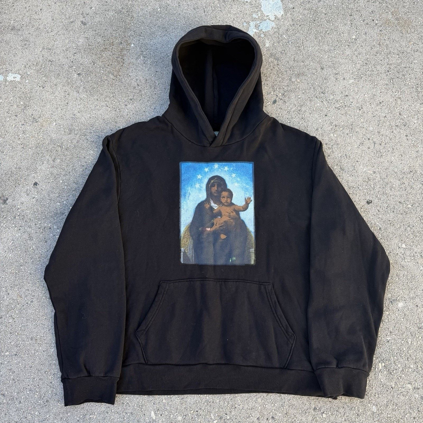 DENIM TEARS × Hypebeast Denim Tears In The Arms Of The Black Madonna Hoodie Size US XXL / EU 58 / 5 - 1 Thumbnail