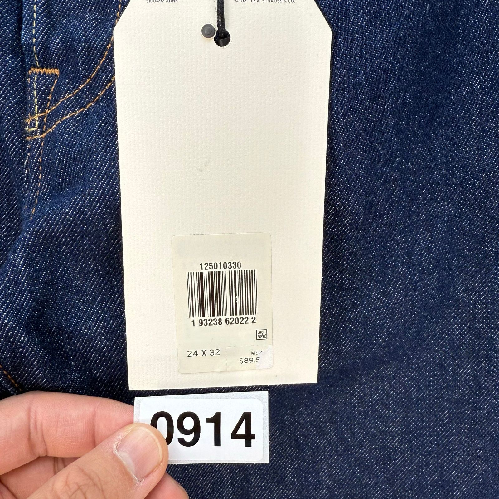 Levi's Levi's 501 Original in AcrHigh Rise Straight Leg Jeans 24X32 Size 24" / US 00 / IT 34 - 3 Thumbnail