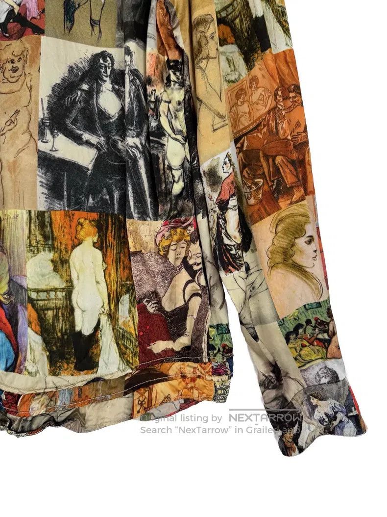 Y/Project Y/Project Oil Painting Printed Silk Shirt Size US XS / EU 42 / 0 - 5 Thumbnail