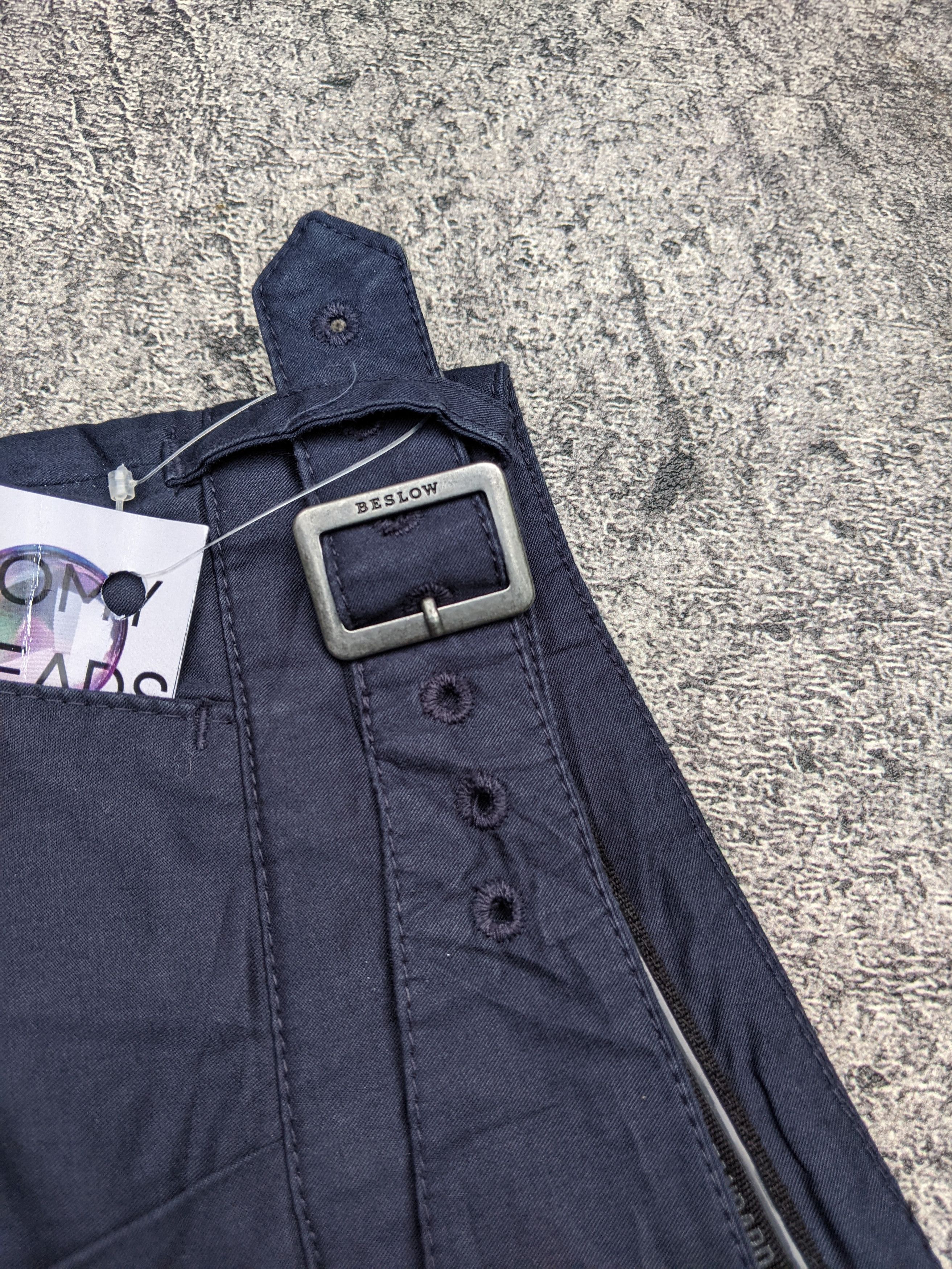 Japanese Brand Beslow Standard Gurkha Ankle Pants Navy 🔵 Size US 30 / EU 46 - 5 Thumbnail