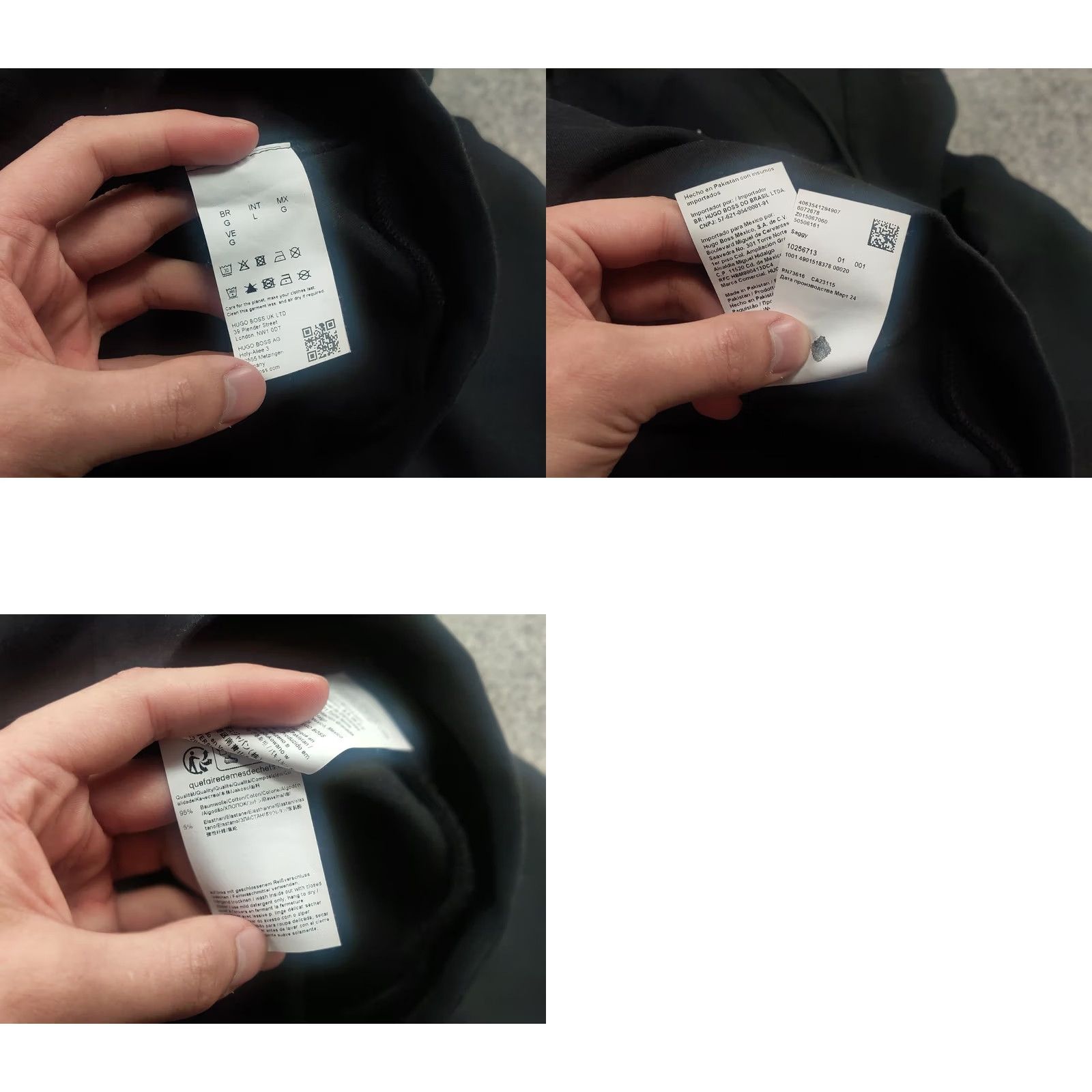 Hugo Boss Boss Saggy Hoodie Sweatshirt Black Zip Pocket Logo Through Size US L / EU 52-54 / 3 - 9 Thumbnail