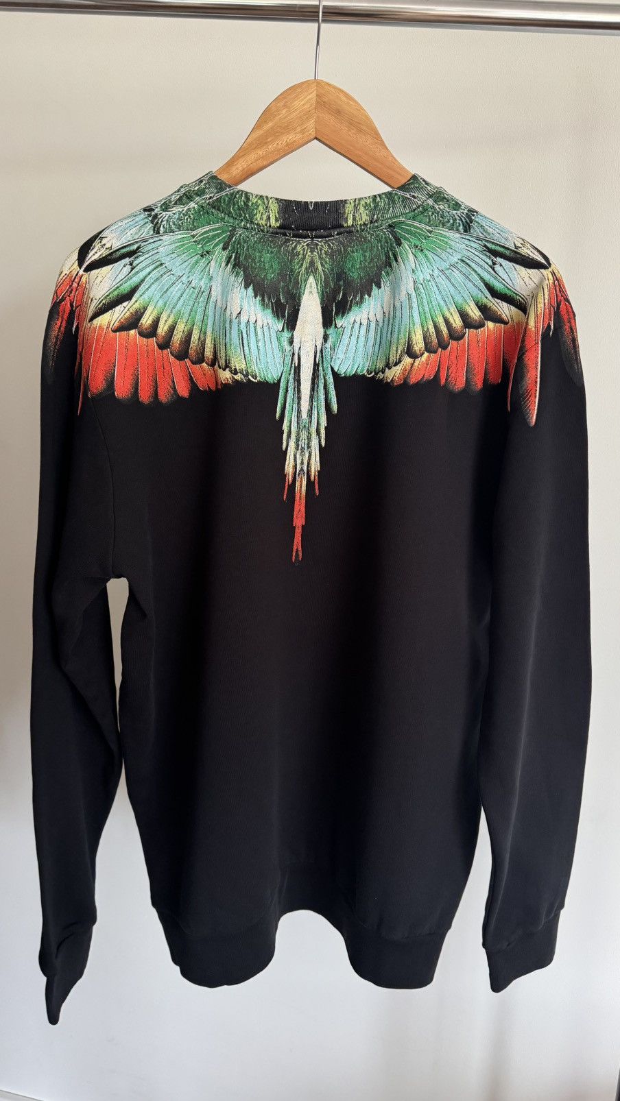 Marcelo Burlon Marcelo Burlon sweatshirt new with tags XL black icon wings Size US XL / EU 56 / 4 - 6 Thumbnail