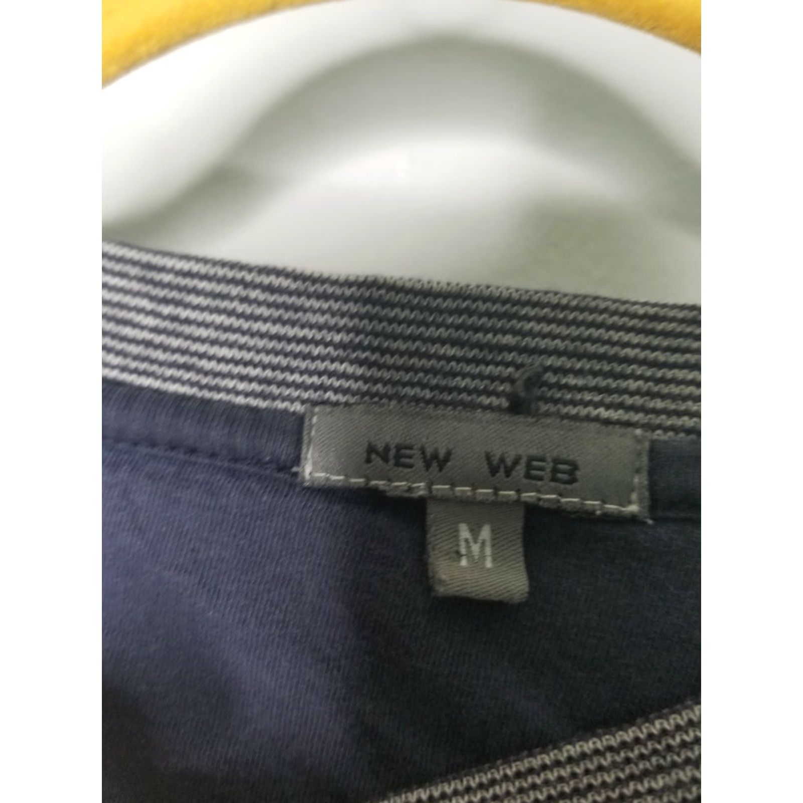 Vintage VINTAGE New Web M Firenze Italia Souvenir T-Shirt Navy Striped Embroidered Travel Mens Size M / US 6-8 / IT 42-44 - 4 Thumbnail