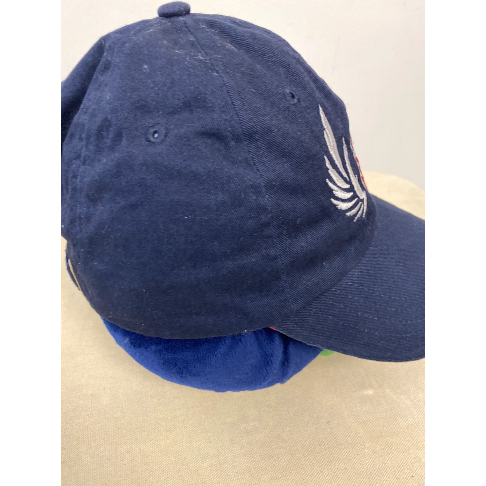 Vintage USA Cap Hat Cotton Navy Blue Patriotic Army Cap / 182 Adjustable Unisex Cadet Military Twill Embroidered Hat – Casual, All Seasons, Unbranded Size ONE SIZE - 5 Thumbnail