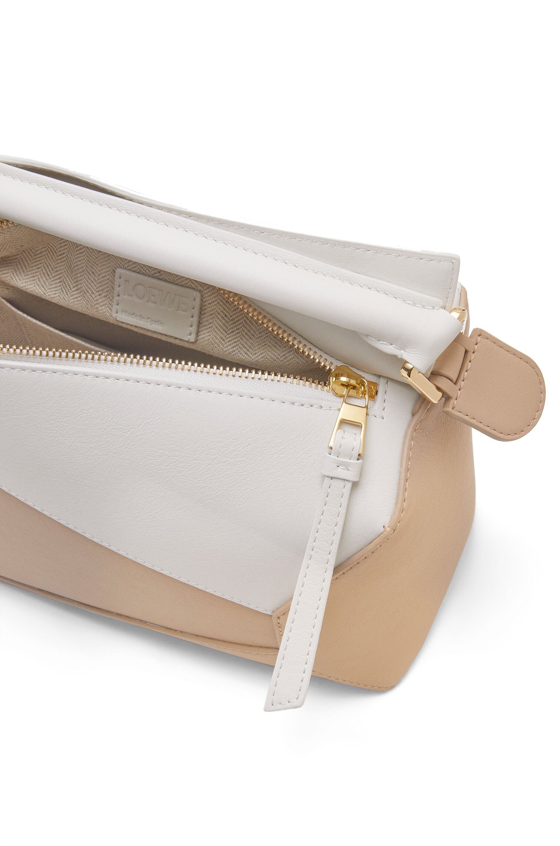Loewe o1in1g0426 Size: OS / Small Puzzle Bag in Beige/White Size ONE SIZE - 9 Thumbnail