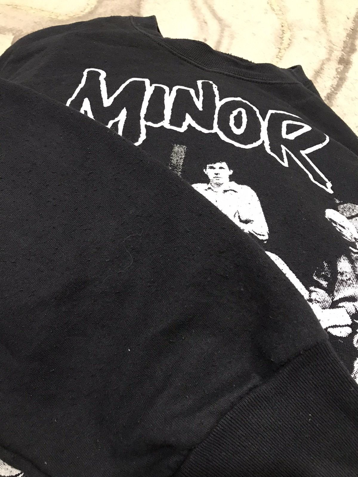 Band Tees × Fruit Of The Loom Minor threat sweatshirt Size US XL / EU 56 / 4 - 5 Thumbnail