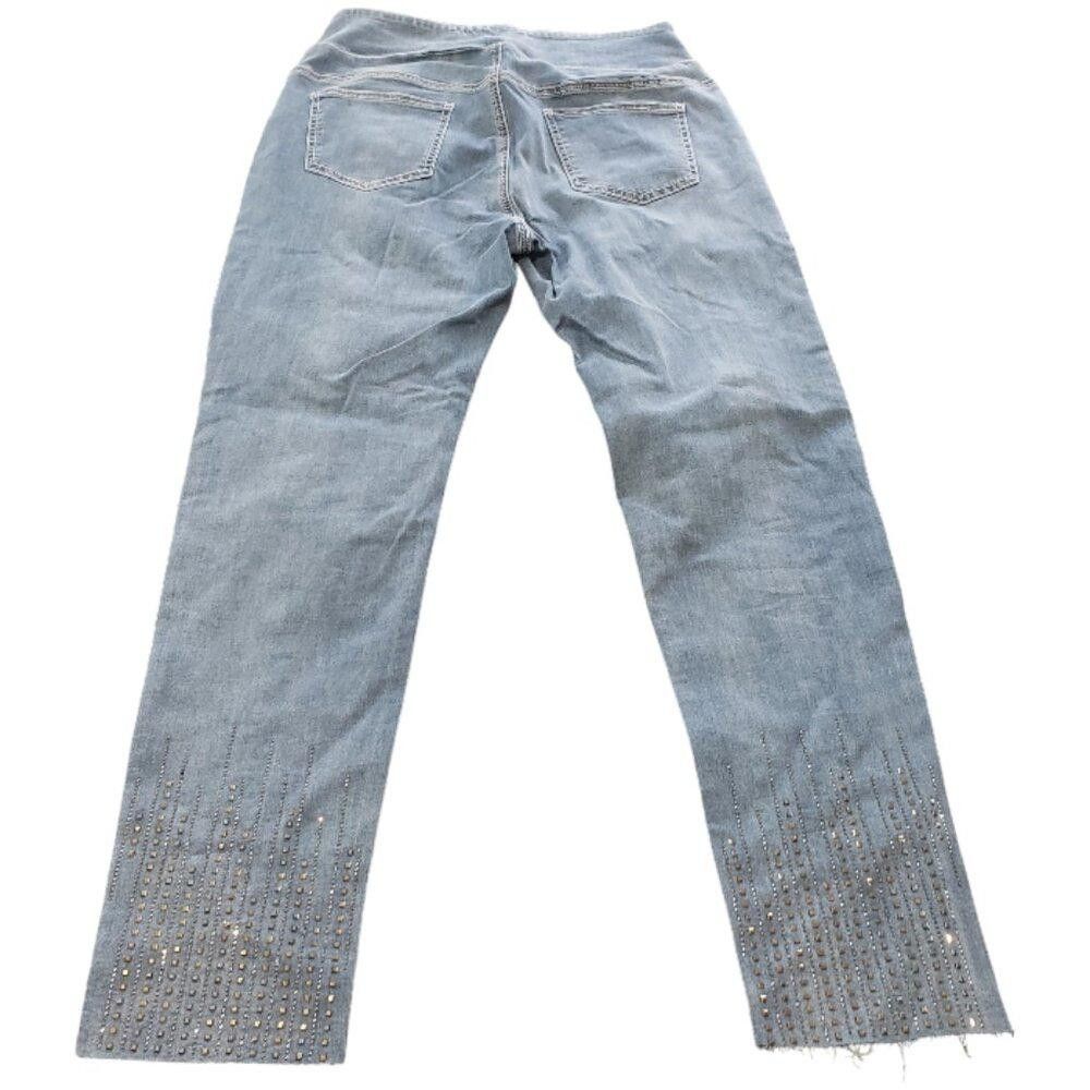 Designer CT1482 Ethyl No Button Studded Straight Jean Size 30" / US 8 / IT 44 - 5 Thumbnail