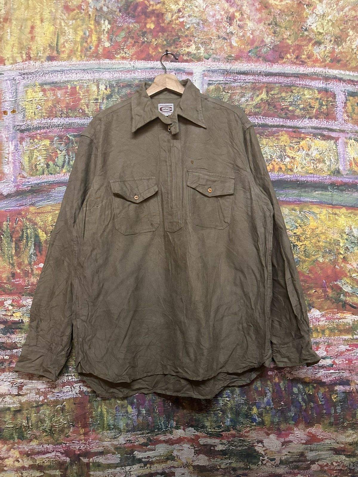 Carhartt Regged Outdoor Wear Carhartt Detroit Half zip Size US L / EU 52-54 / 3 - 1 Thumbnail
