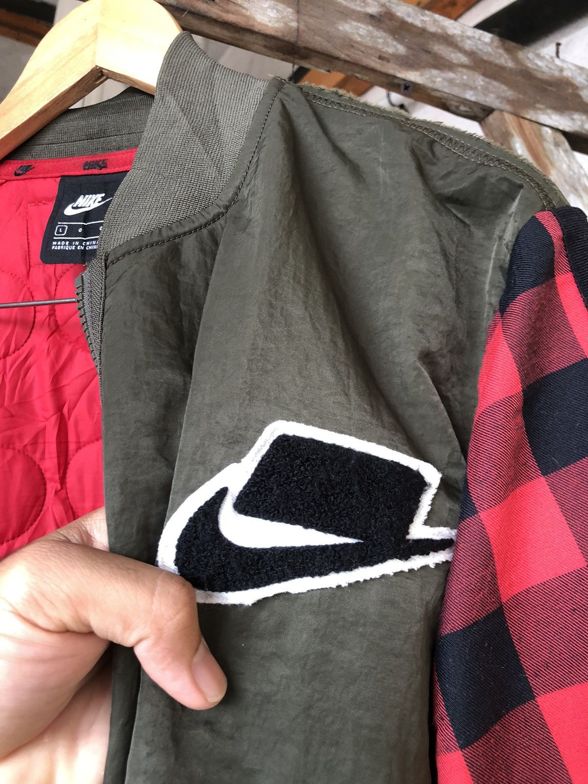 Nike On Fire🔥 Nike x NSW Gothic Style Bomber Jacket Size US L / EU 52-54 / 3 - 18 Thumbnail