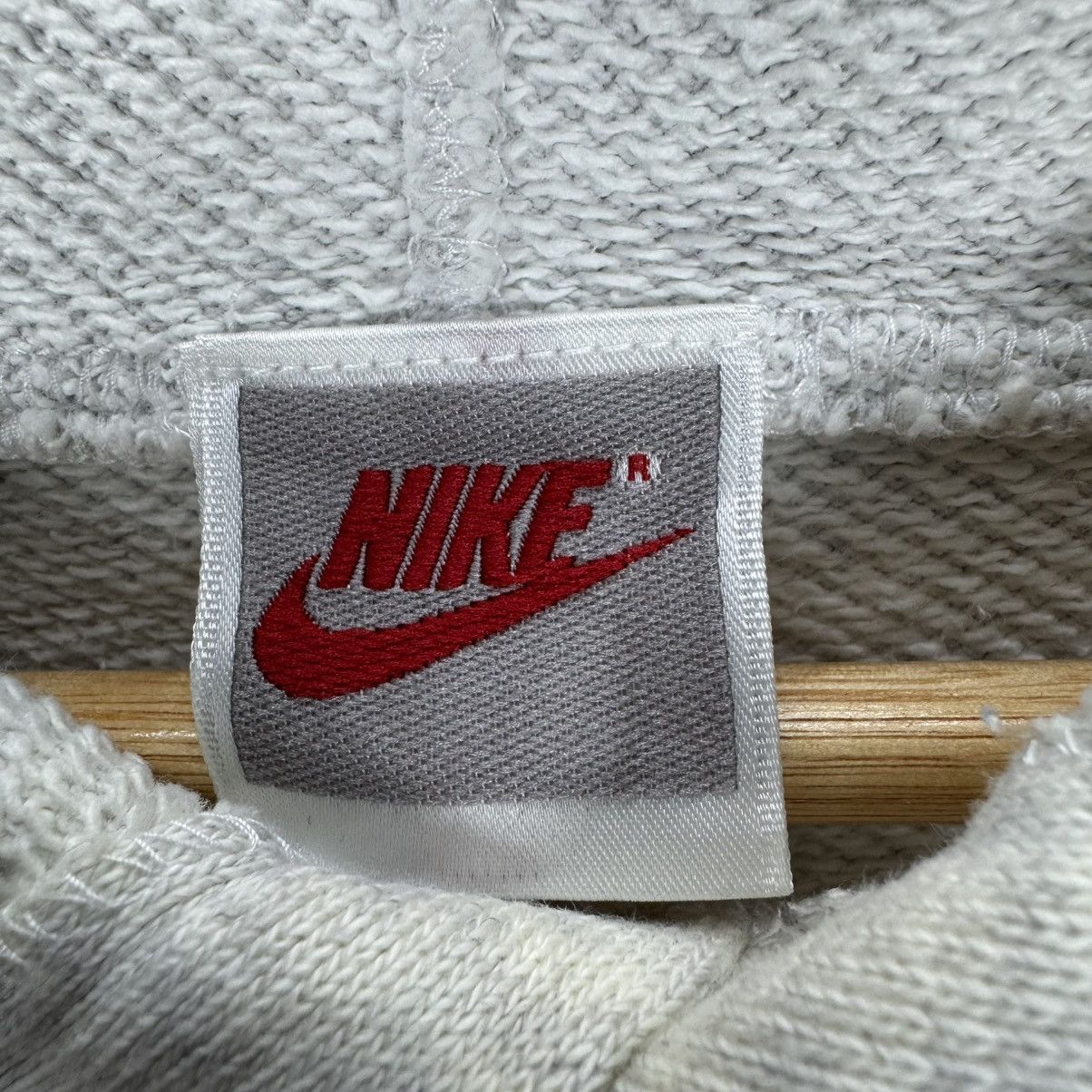 Nike 🌟90s NIKE SWOOSH HOODIE SWEATSHIRT Size US M / EU 48-50 / 2 - 7 Thumbnail