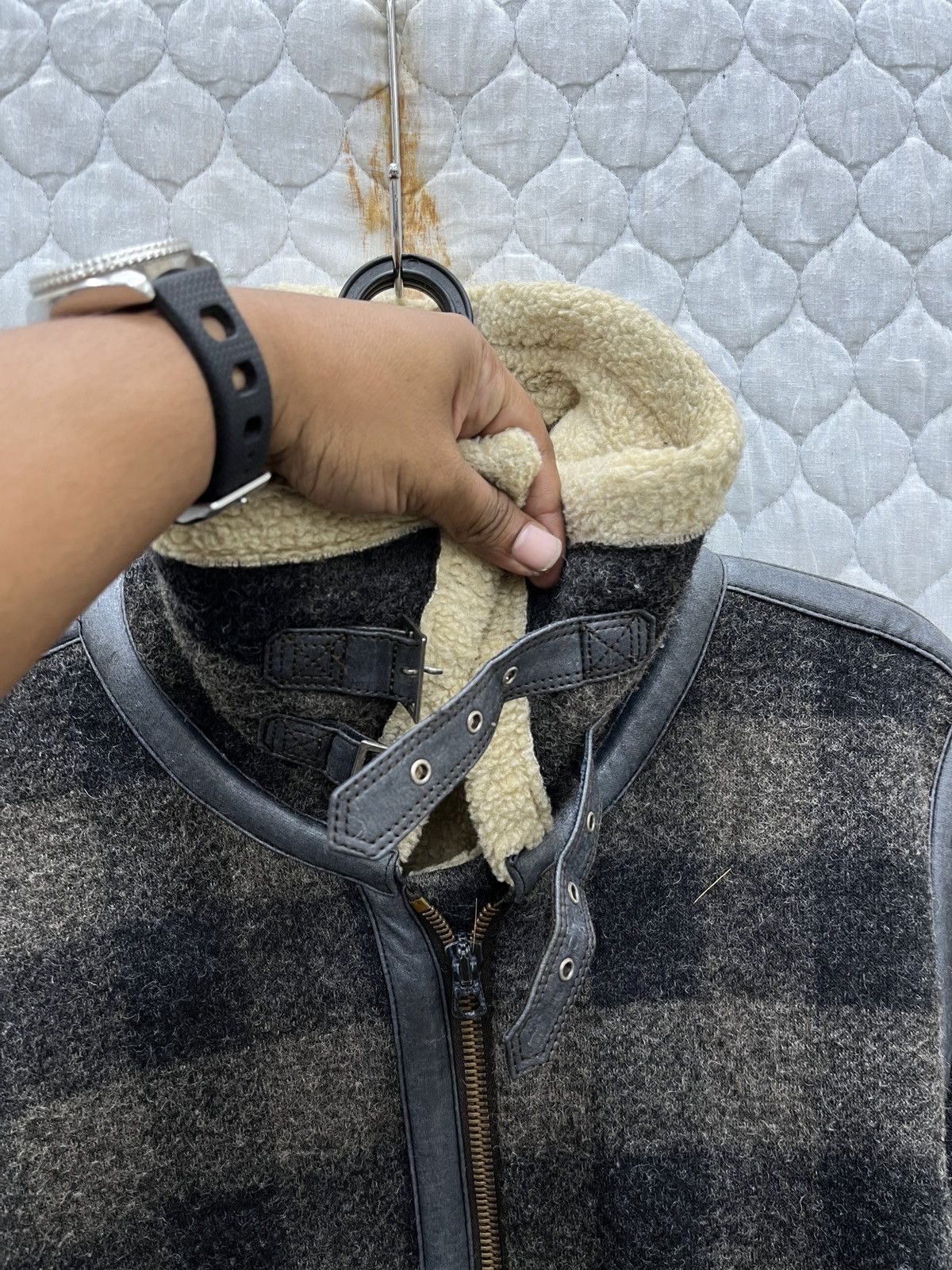 Diesel 🔥STEALS🔥 DIESEL SHEARLING JACKET Size M / US 6-8 / IT 42-44 - 19 Thumbnail