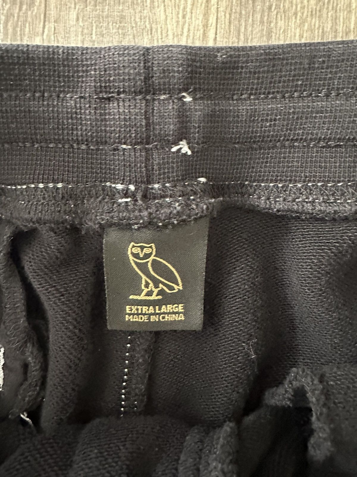 Drake October's Very Own OVO Black Sweatpants Contrast Stitched Size US 36 / EU 52 - 5 Thumbnail