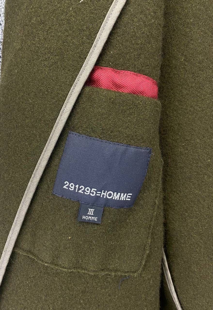 Japanese Brand Vintage 291295 Homme Button Up Wool Jacket Size M / US 6-8 / IT 42-44 - 7 Thumbnail