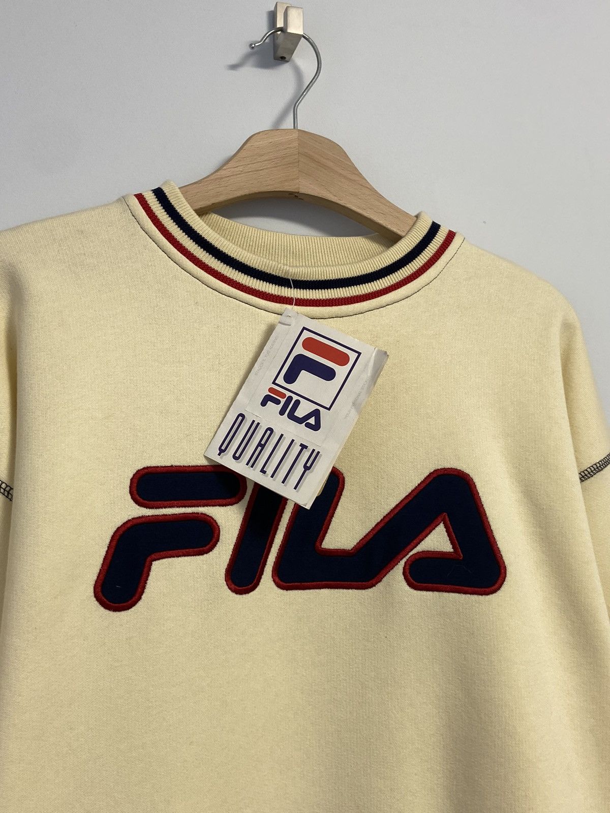 Fila Fula Vintage Sweatshirt 90’s Big Logo Hype style y2k Size US L / EU 52-54 / 3 - 2 Thumbnail